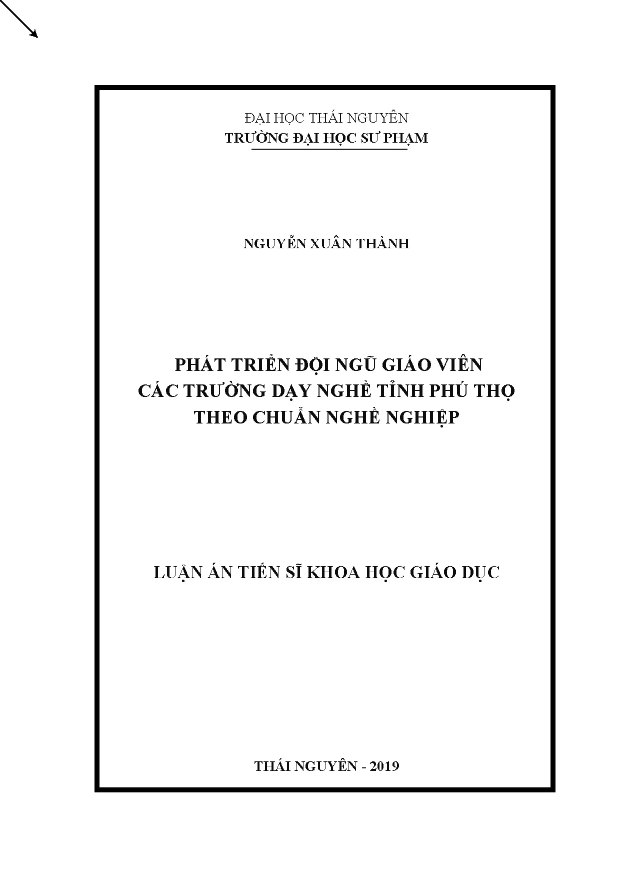 Phát triển đội ngũ giáo viên dạy nghề tại Phú Thọ theo chuẩn nghề nghiệp