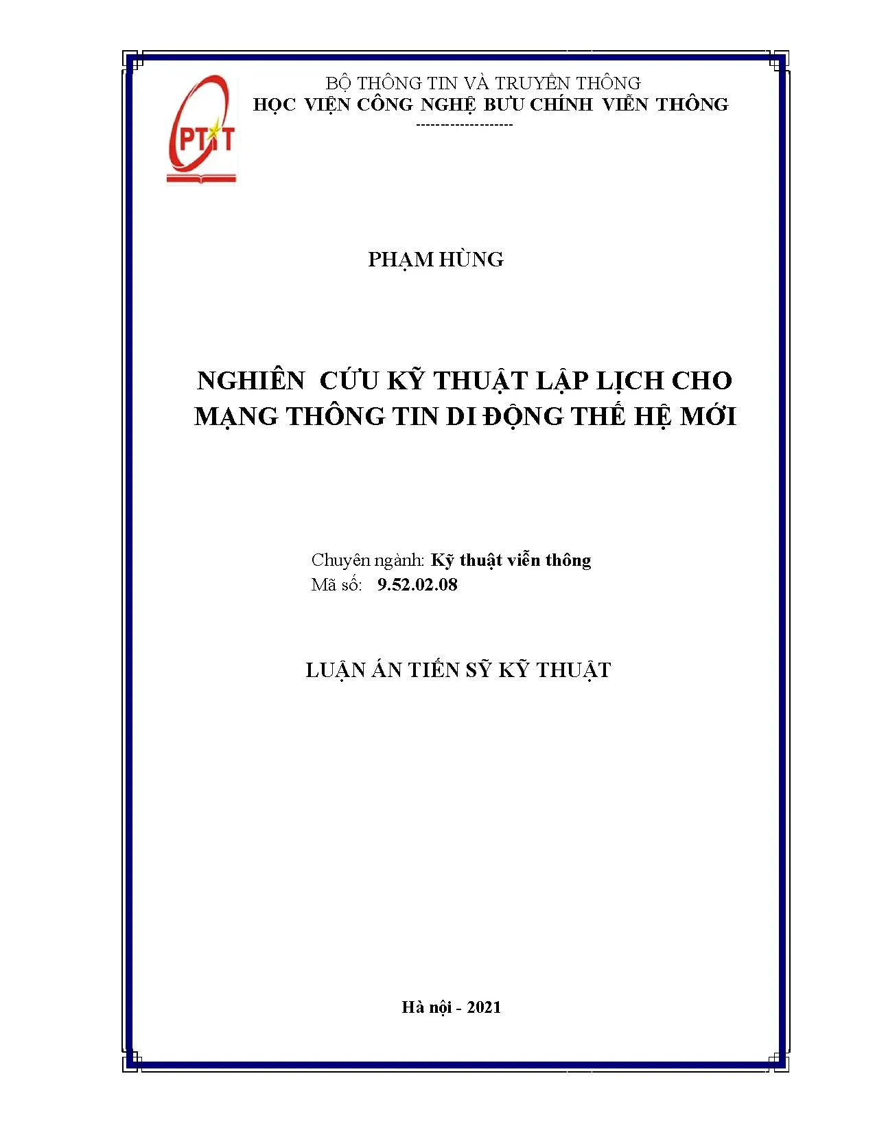 Luận án kỹ thuật lập lịch mạng di động 5G tối ưu tốc độ