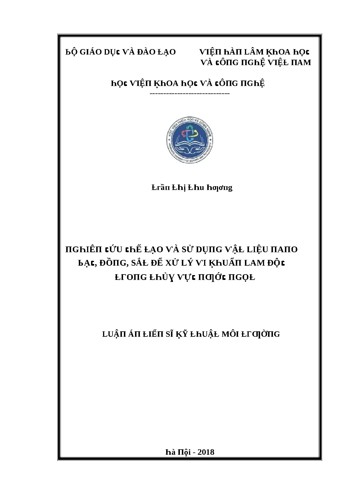 Chế tạo vật liệu nano bạc, đồng xử lý vi khuẩn lam