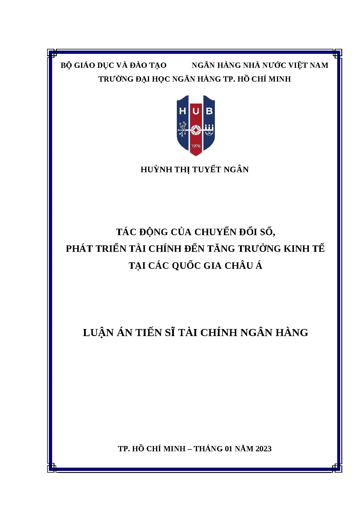 Tác động của chuyển đổi số phát triển tài chính đến tăng trư