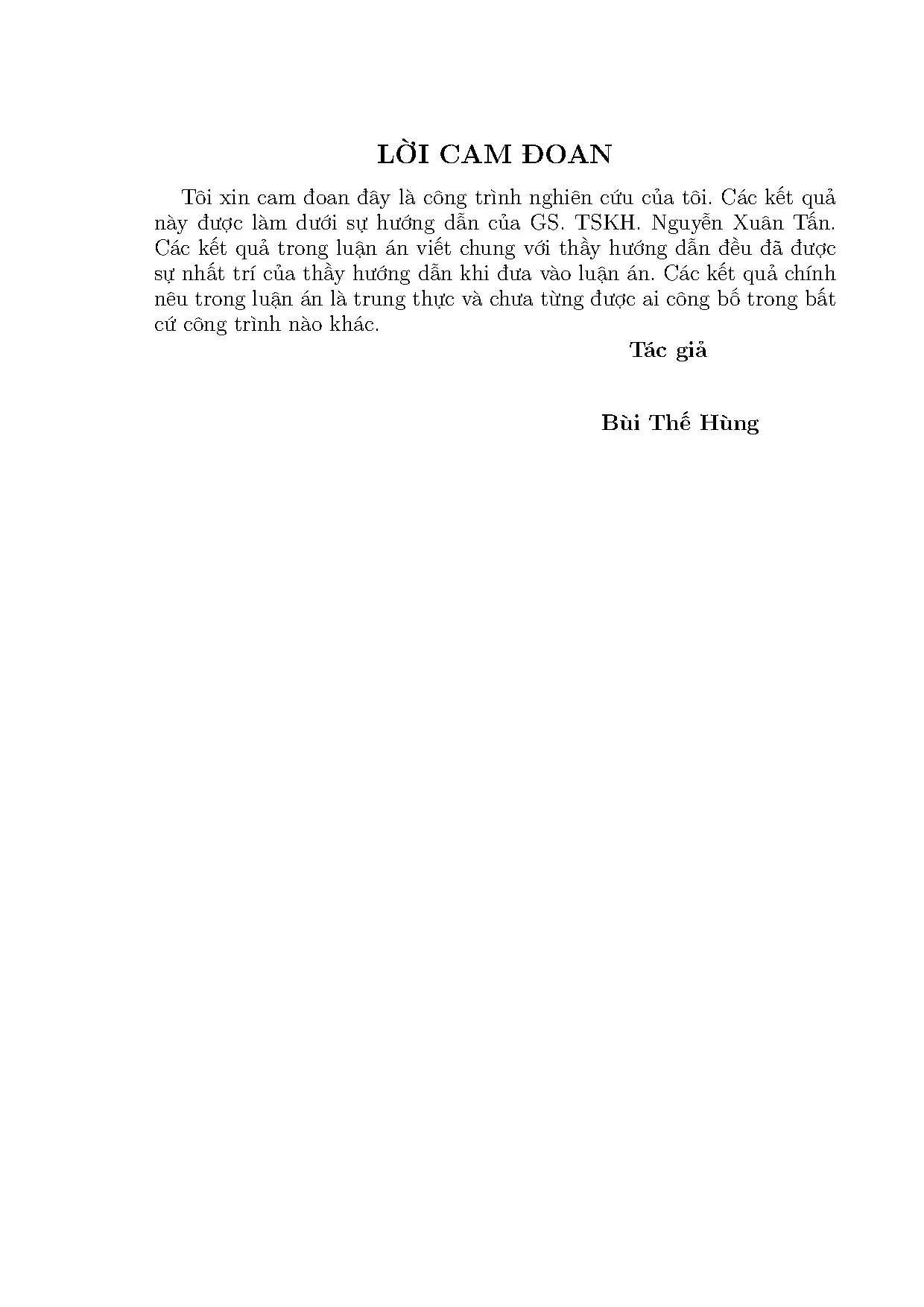 Luận án tiến sĩ toán học sự tồn tại nghiệm của bài toán tựa