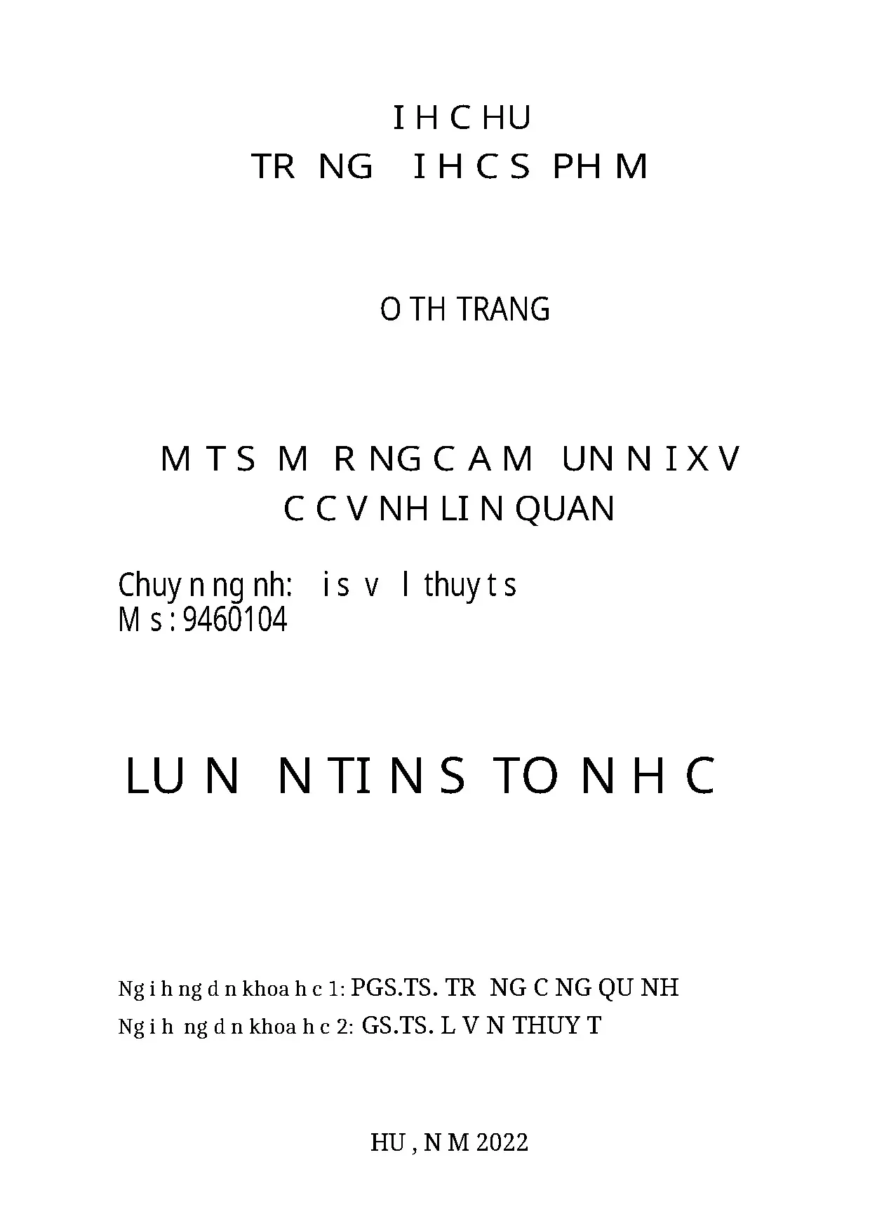 Luận án: Mở rộng module và các vành liên quan