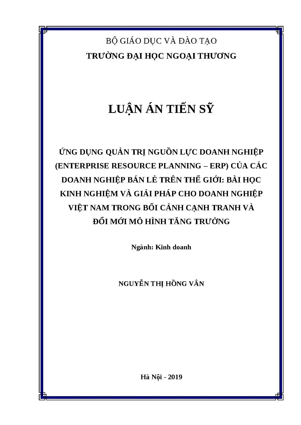 Ứng dụng quản trị nguồn lực doanh nghiệp enterprise r