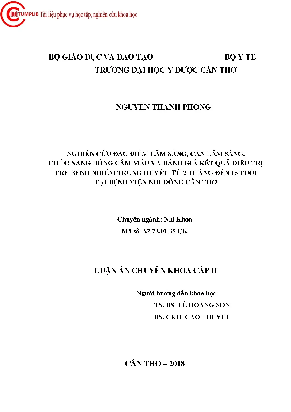 Nhiễm trùng huyết trẻ em: Đặc điểm, đông máu, kết quả điều trị