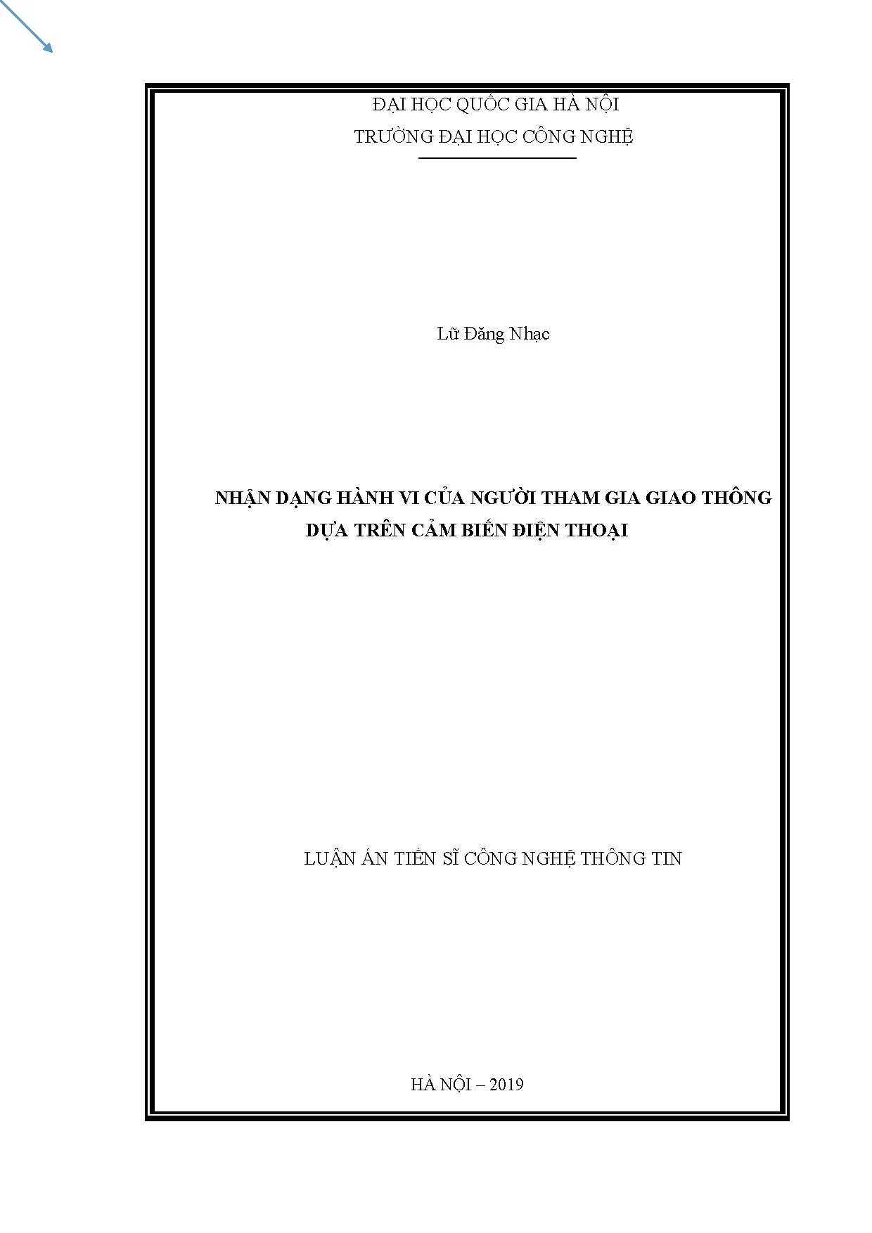 Nhận dạng hành vi giao thông bằng cảm biến điện thoại di động