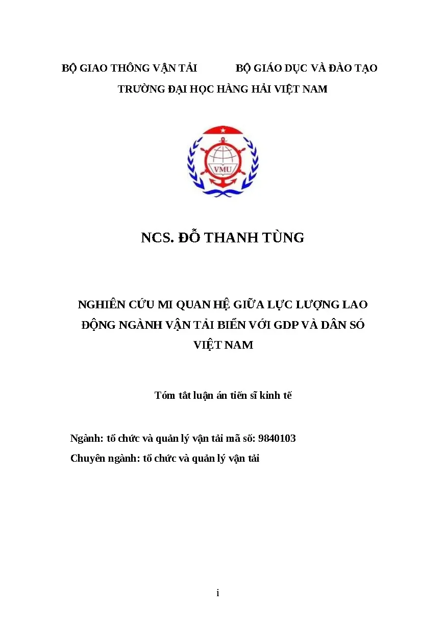 Lực lượng lao động VTB, GDP, dân số Việt Nam