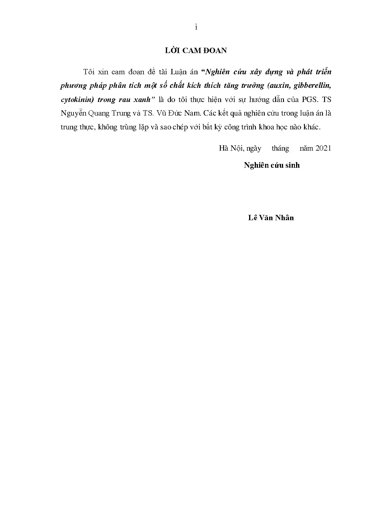 Phương pháp phân tích auxin gibberellin cytokinin trong rau xanh