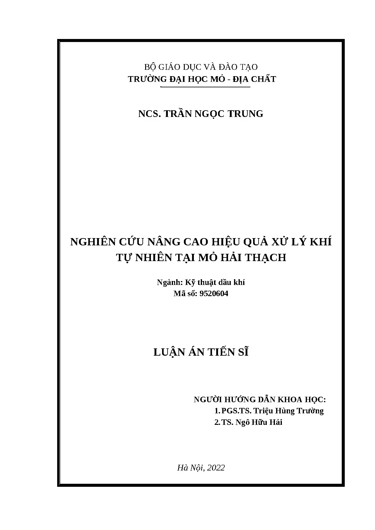 Nâng cao hiệu quả xử lý khí tự nhiên mỏ Hải Thạch bằng công nghệ thông minh