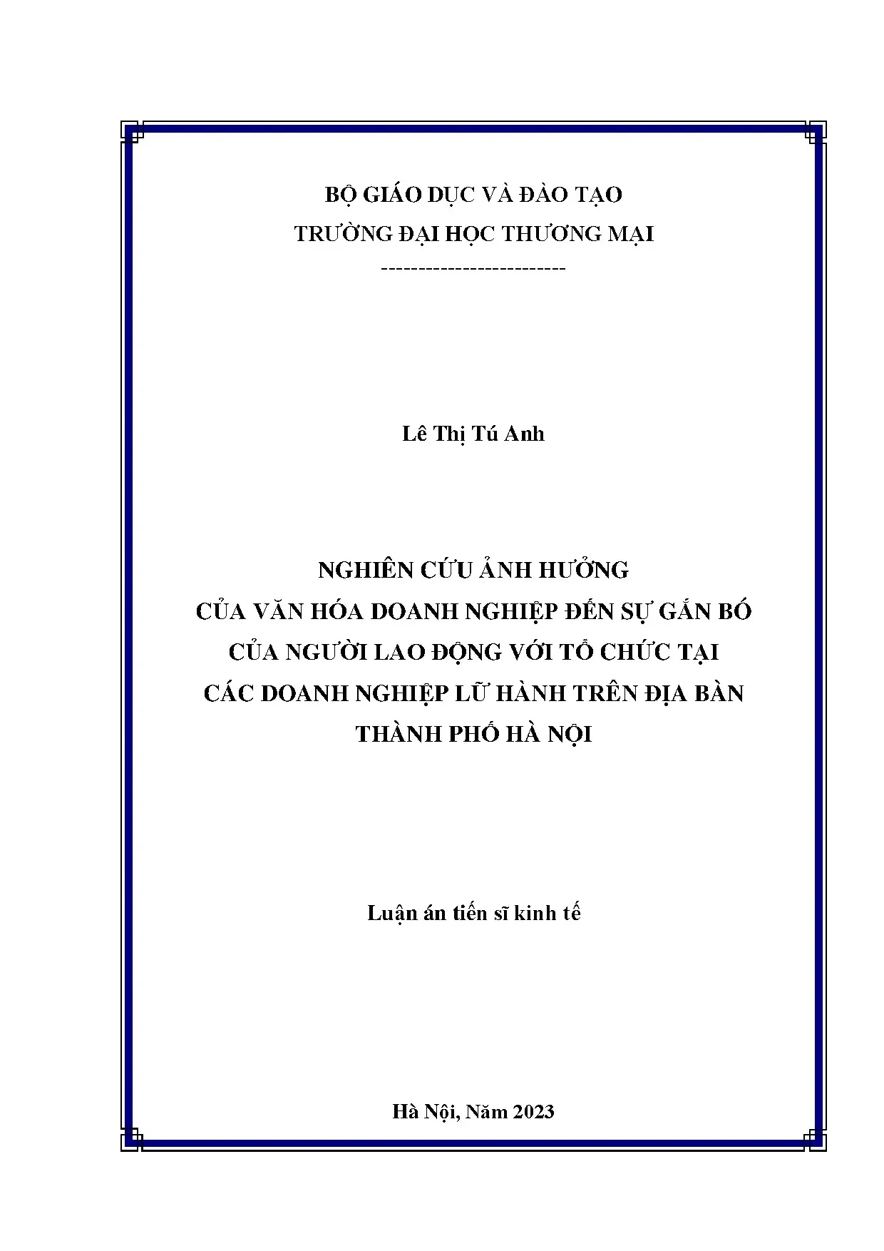 Ảnh hưởng văn hóa doanh nghiệp đến gắn bó nhân viên lữ hành