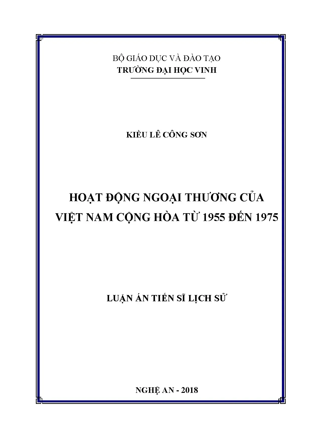 Hoạt động ngoại thương Việt Nam Cộng hòa 1955-1975