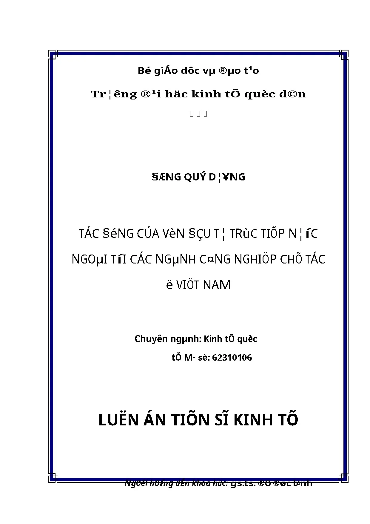 Tác động FDI tới ngành công nghiệp chế tác Việt Nam