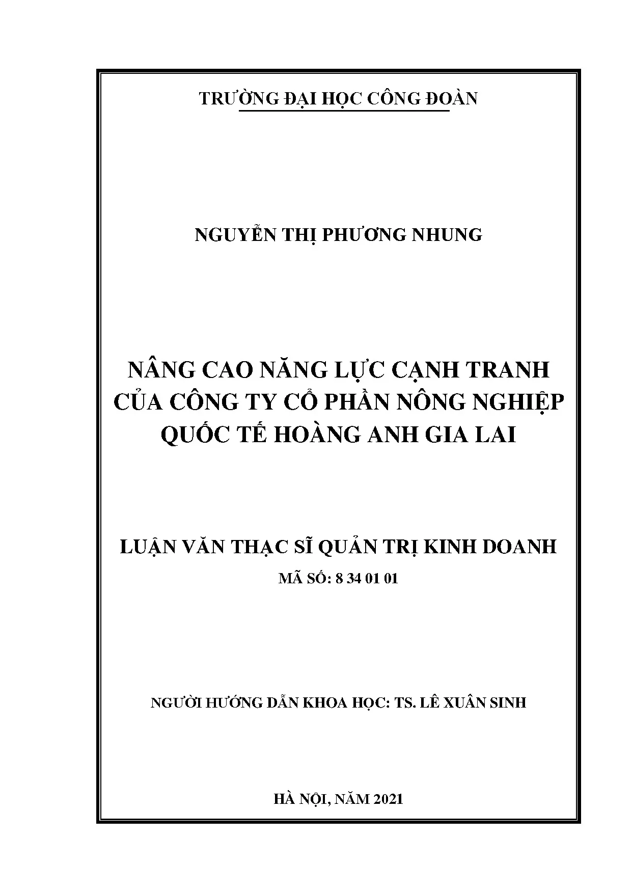 Nâng cao năng lực cạnh tranh HAGL Agrico