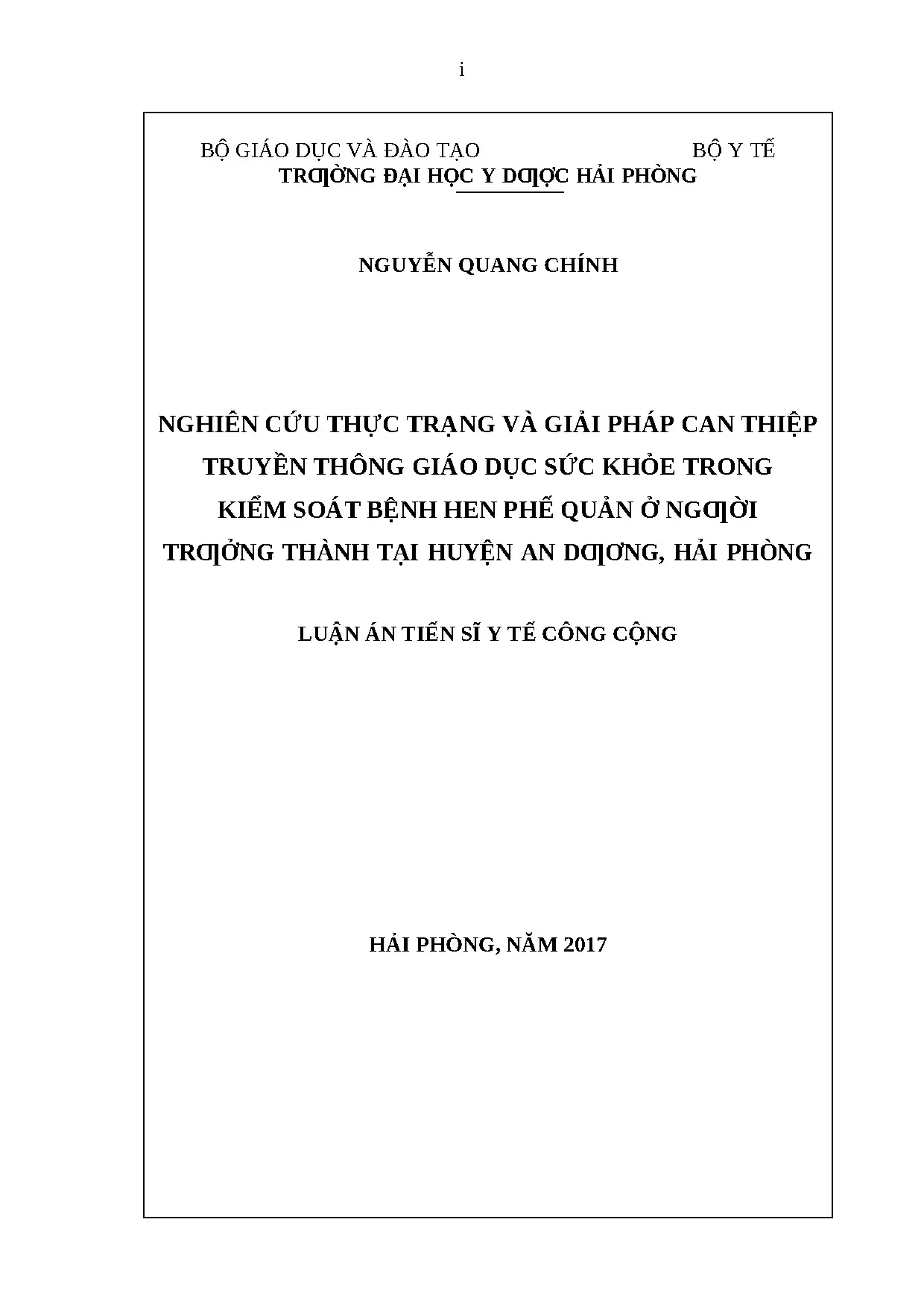 Truyền thông giáo dục sức khỏe kiểm soát hen phế quản