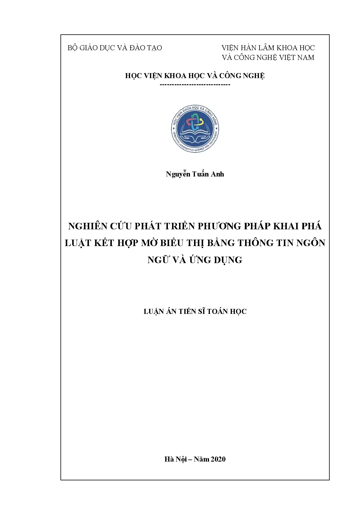 Khai phá luật kết hợp mờ biểu thị bằng thông tin ngôn ngữ
