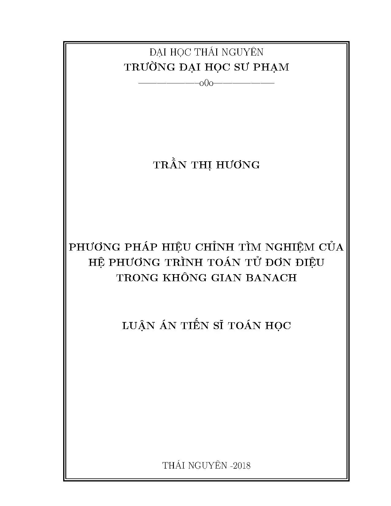 Phương pháp hiệu chỉnh tìm nghiệm hệ toán tử đơn điệu trong không gian Banach