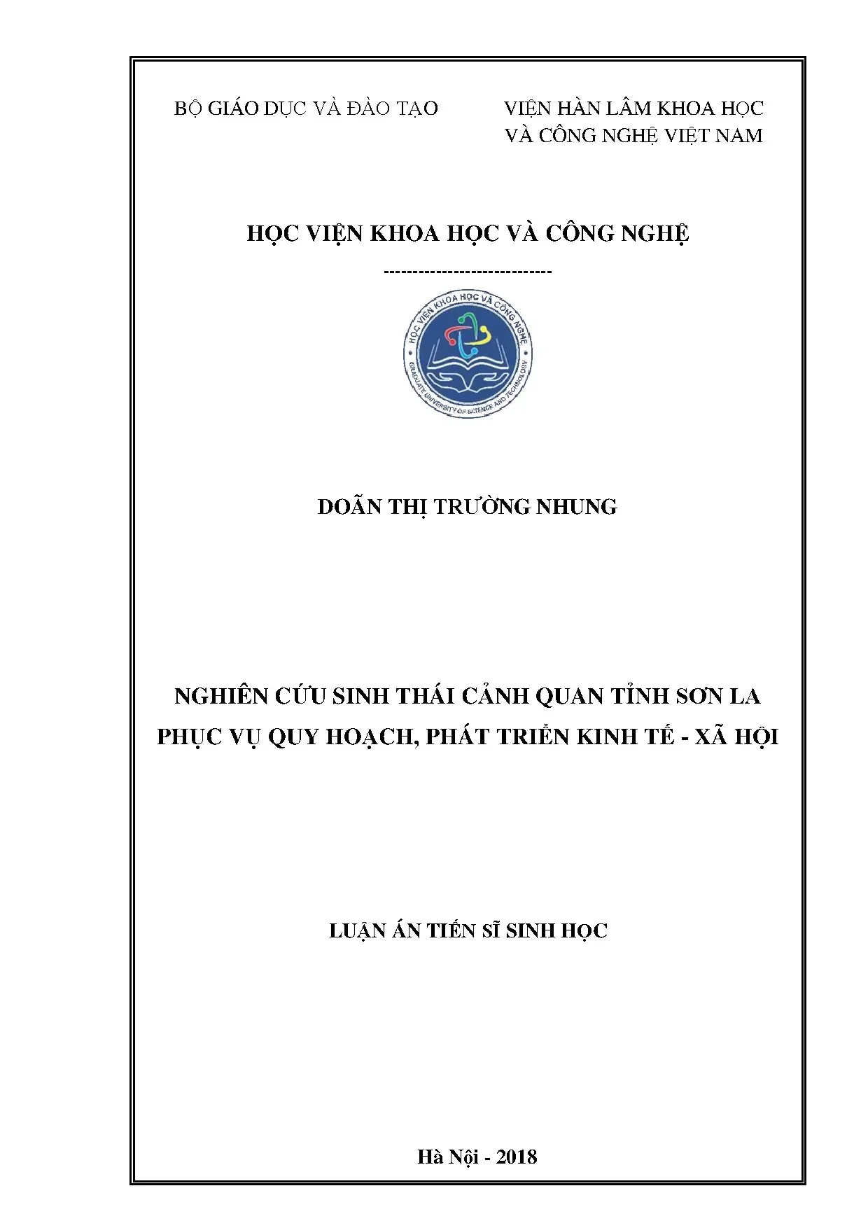 Sinh thái cảnh quan Sơn La: Quy hoạch kinh tế - xã hội