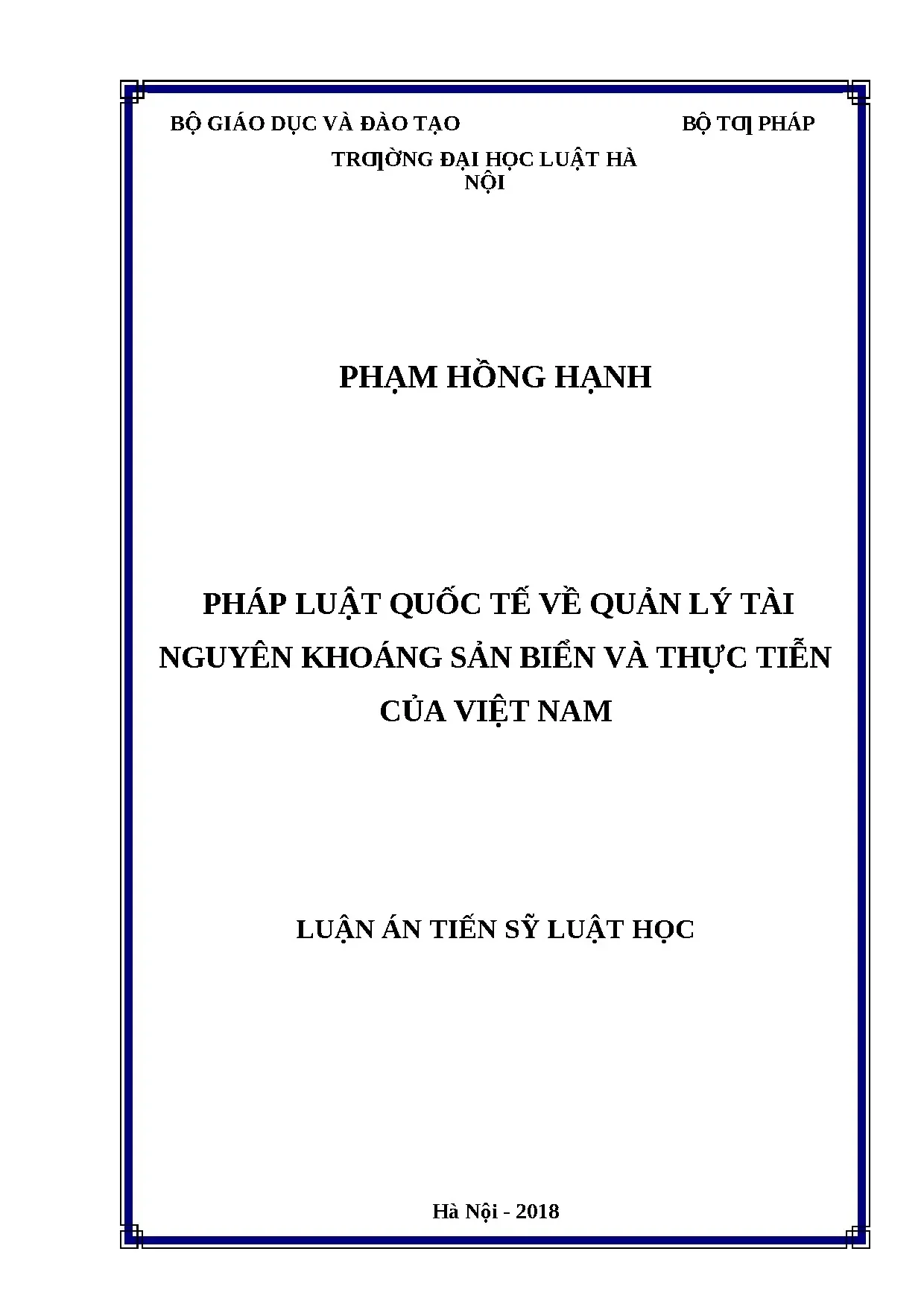 Quản lý tài nguyên khoáng sản biển và thực tiễn của Việt Nam