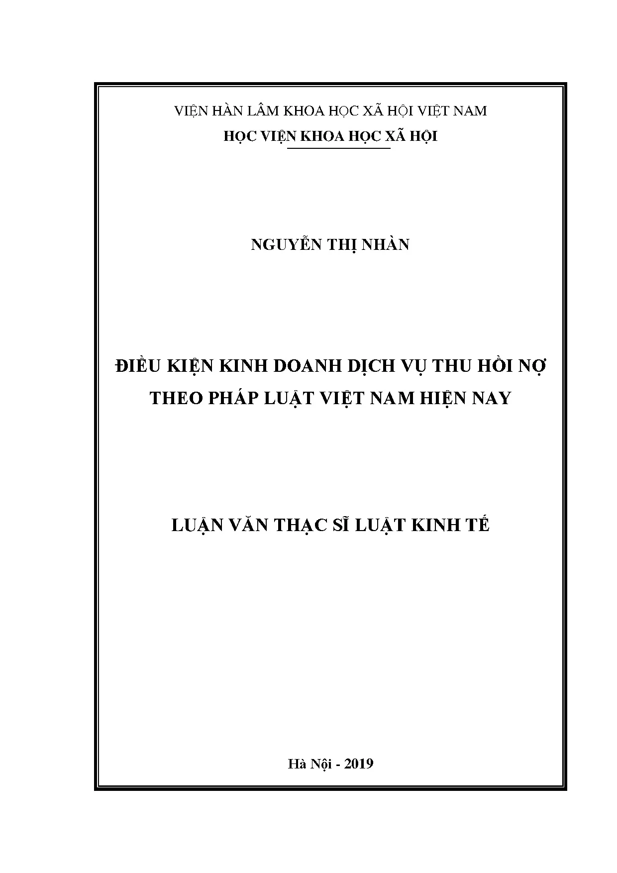 Điều kiện kinh doanh dịch vụ thu hồi nợ theo pháp luật Việt Nam