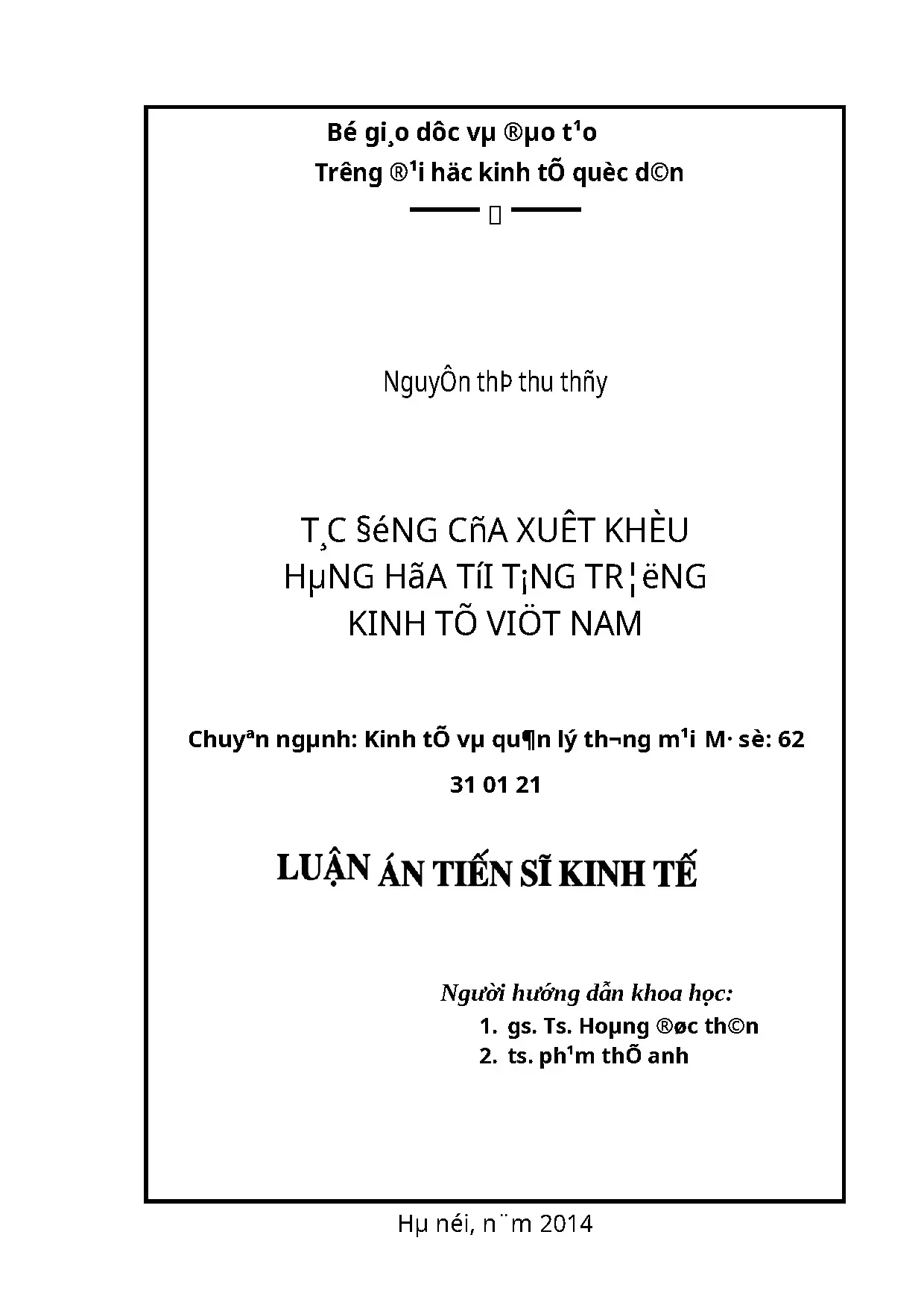 Tác động xuất khẩu hàng hóa đến tăng trưởng kinh tế Việt Nam