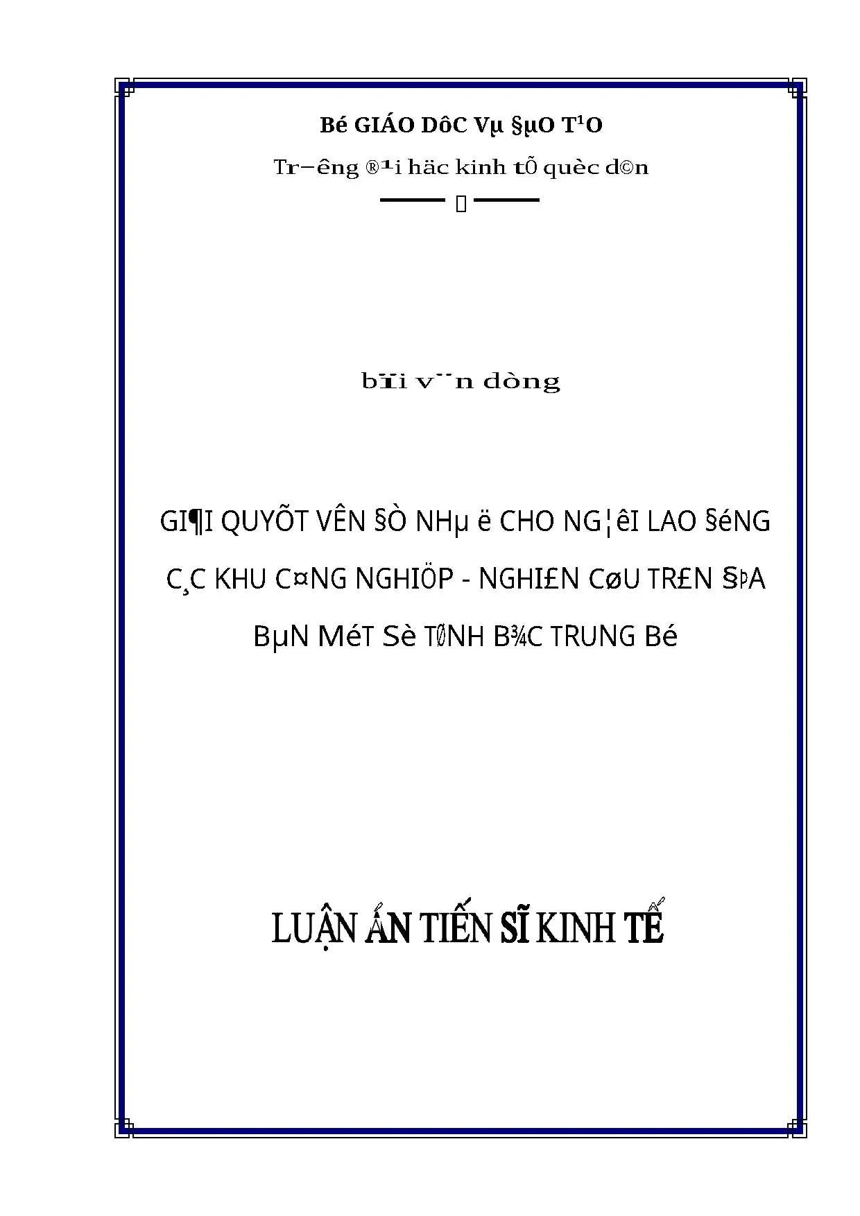 Giải quyết vấn đề nhà ở cho người lao động khu công nghiệp Bắc Trung Bộ