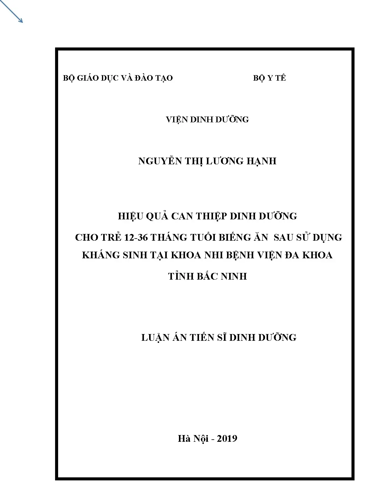 Hiệu quả can thiệp dinh dưỡng cho trẻ 12-36 tháng biếng ăn sau kháng sinh