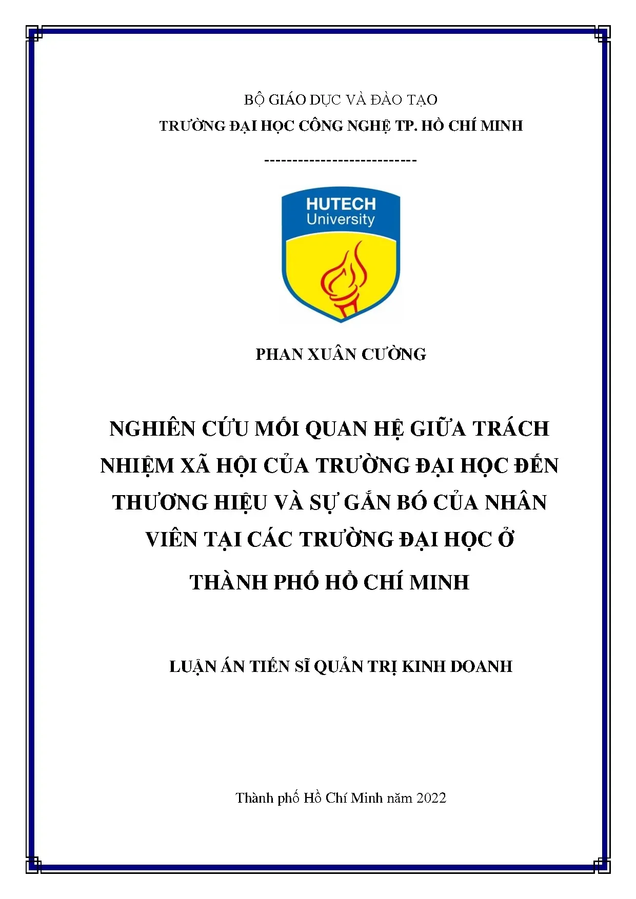Trách nhiệm xã hội trường đại học ảnh hưởng thương hiệu và gắn bó nhân viên