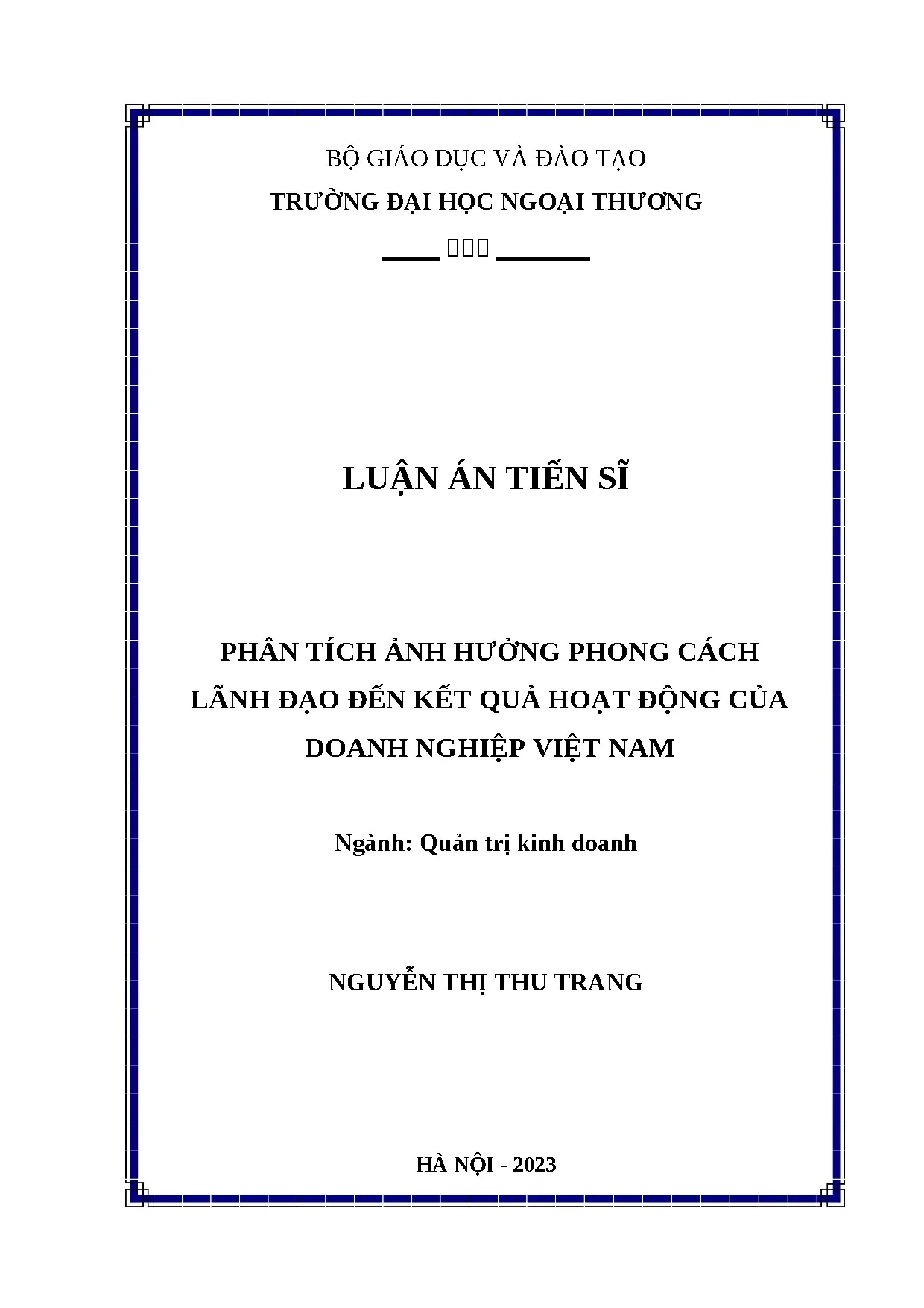Phong cách lãnh đạo ảnh hưởng kết quả doanh nghiệp Việt Nam