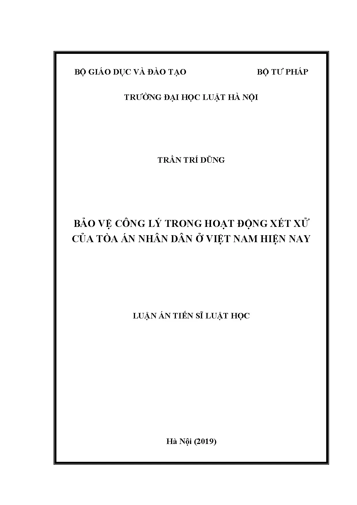 Bảo vệ công lý trong xét xử tại Việt Nam