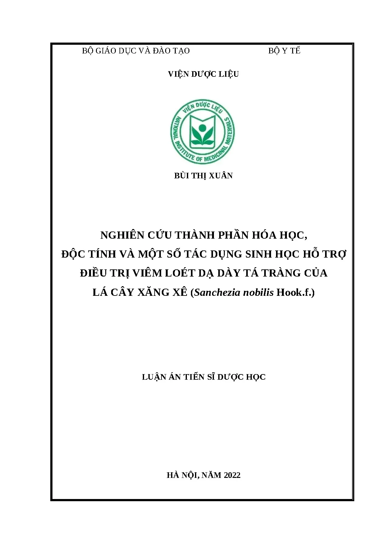 Lá Xăng Xê: Hóa học, Độc tính và Hỗ trợ Viêm loét Dạ dày