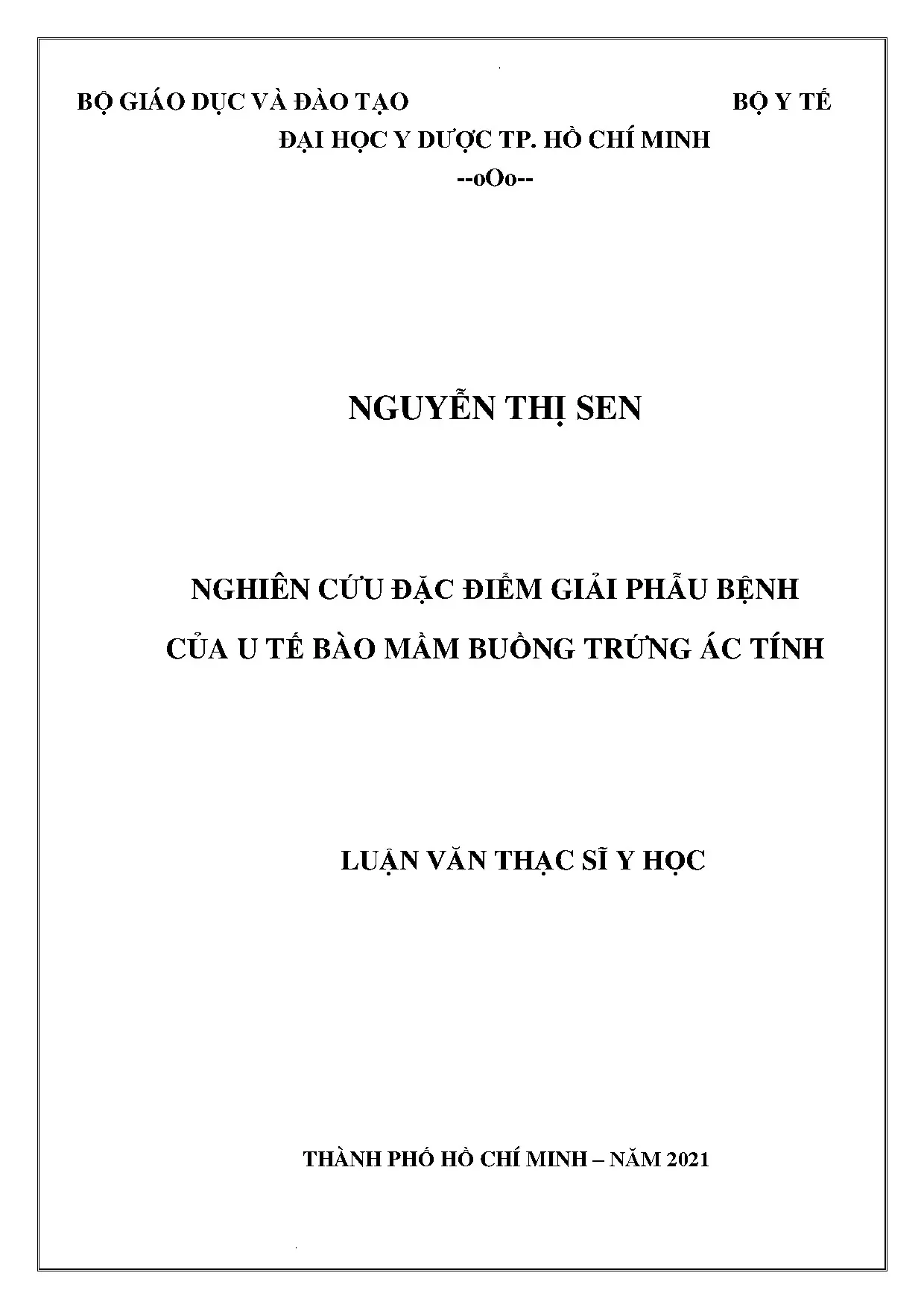Nghiên cứu giải phẫu bệnh u tế bào mầm buồng trứng ác tính