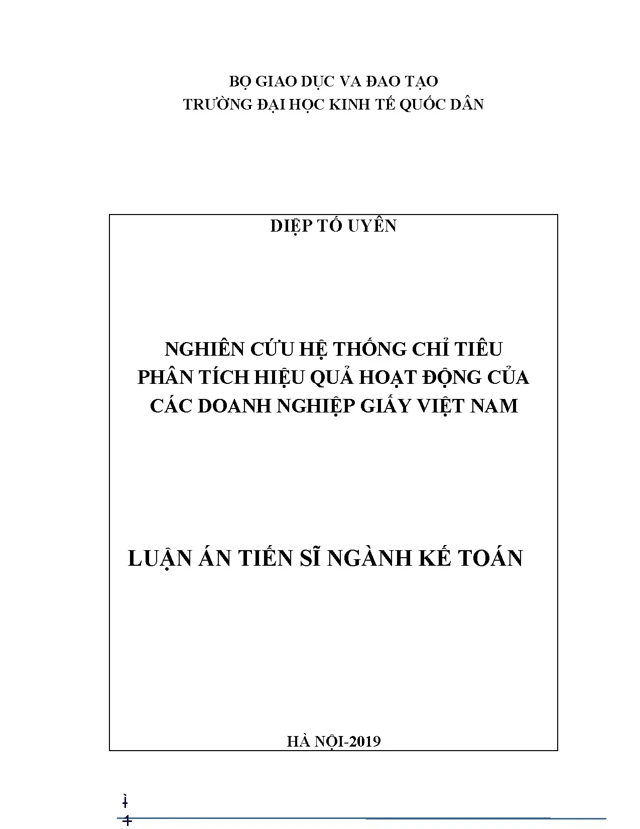 Hệ thống chỉ tiêu phân tích hiệu quả hoạt động doanh nghiệp giấy Việt Nam