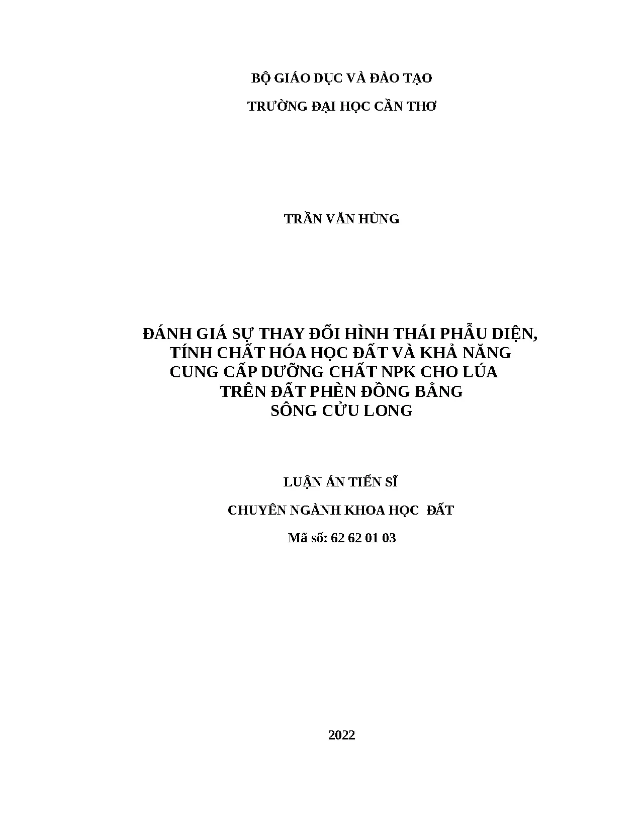 Đất phèn ĐBSCL: Hình thái, hóa học & NPK cho lúa