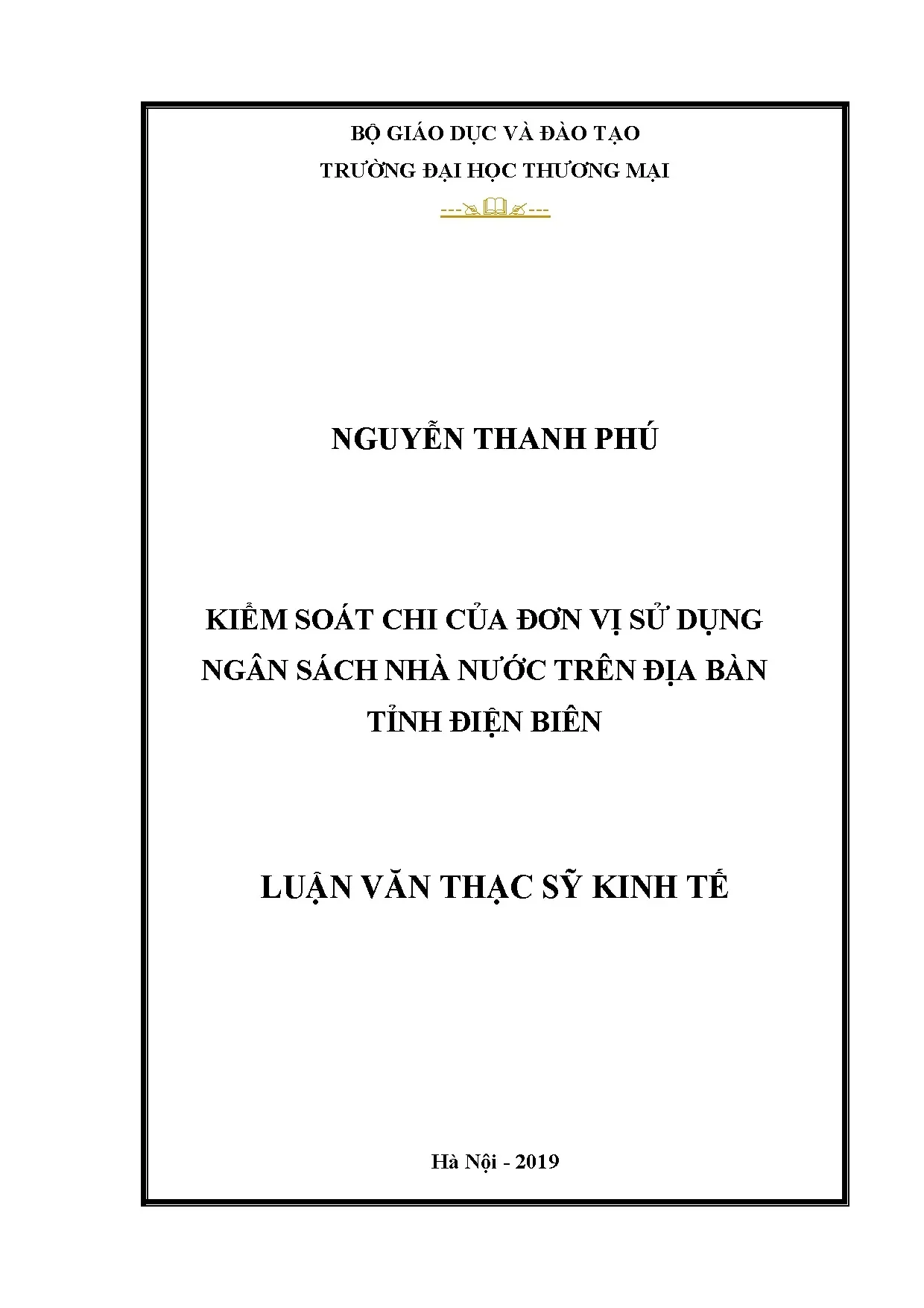 Kiểm soát chi đơn vị sử dụng ngân sách nhà nước tỉnh Điện Biên