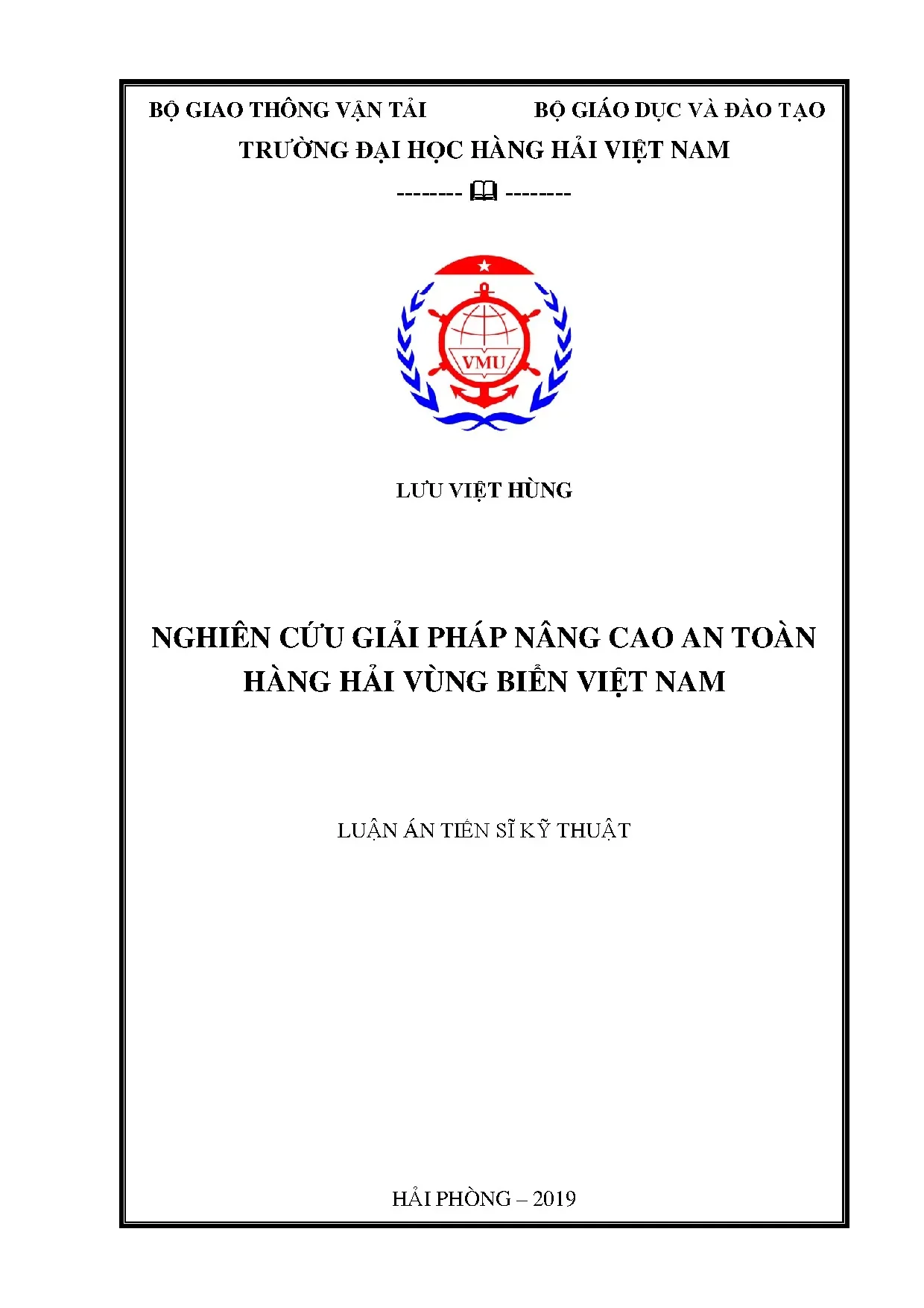 Giải pháp nâng cao an toàn hàng hải vùng biển Việt Nam