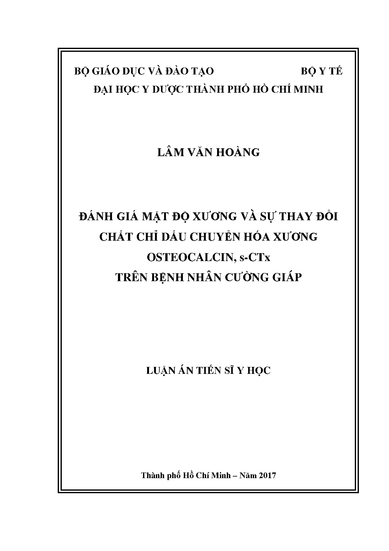 Mật độ xương & chất chỉ dấu chuyển hóa xương ở bệnh nhân cường giáp