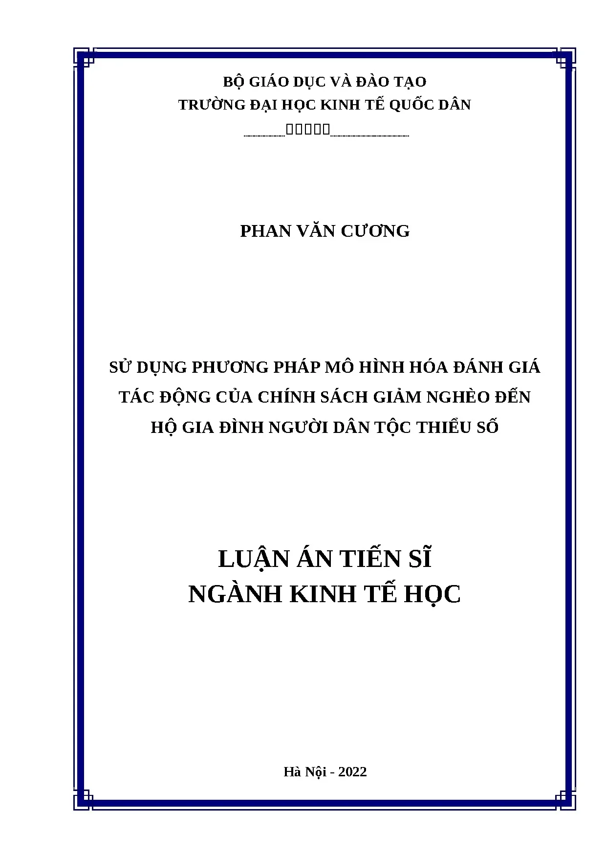 Đánh giá tác động chính sách giảm nghèo đến hộ dân tộc thiểu số