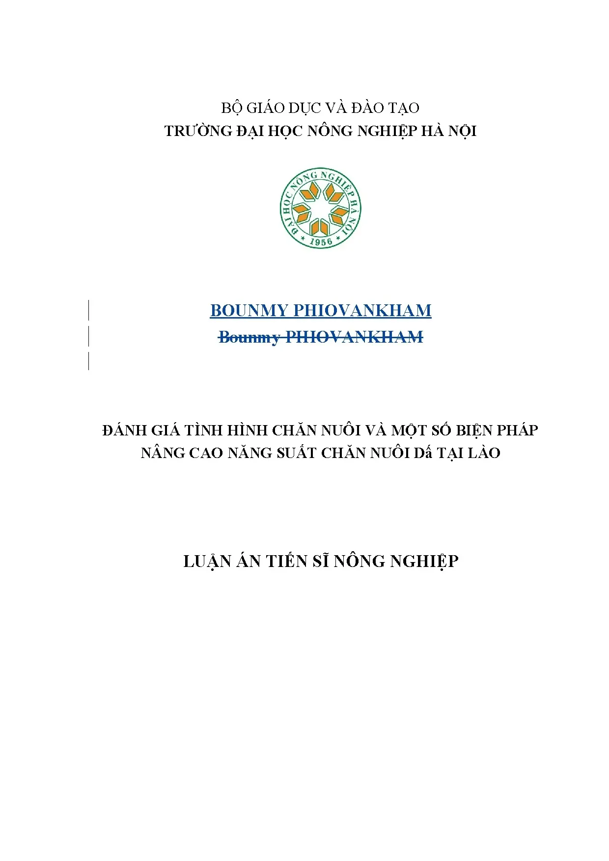 Đánh giá chăn nuôi dê tại Lào và biện pháp nâng cao năng suất