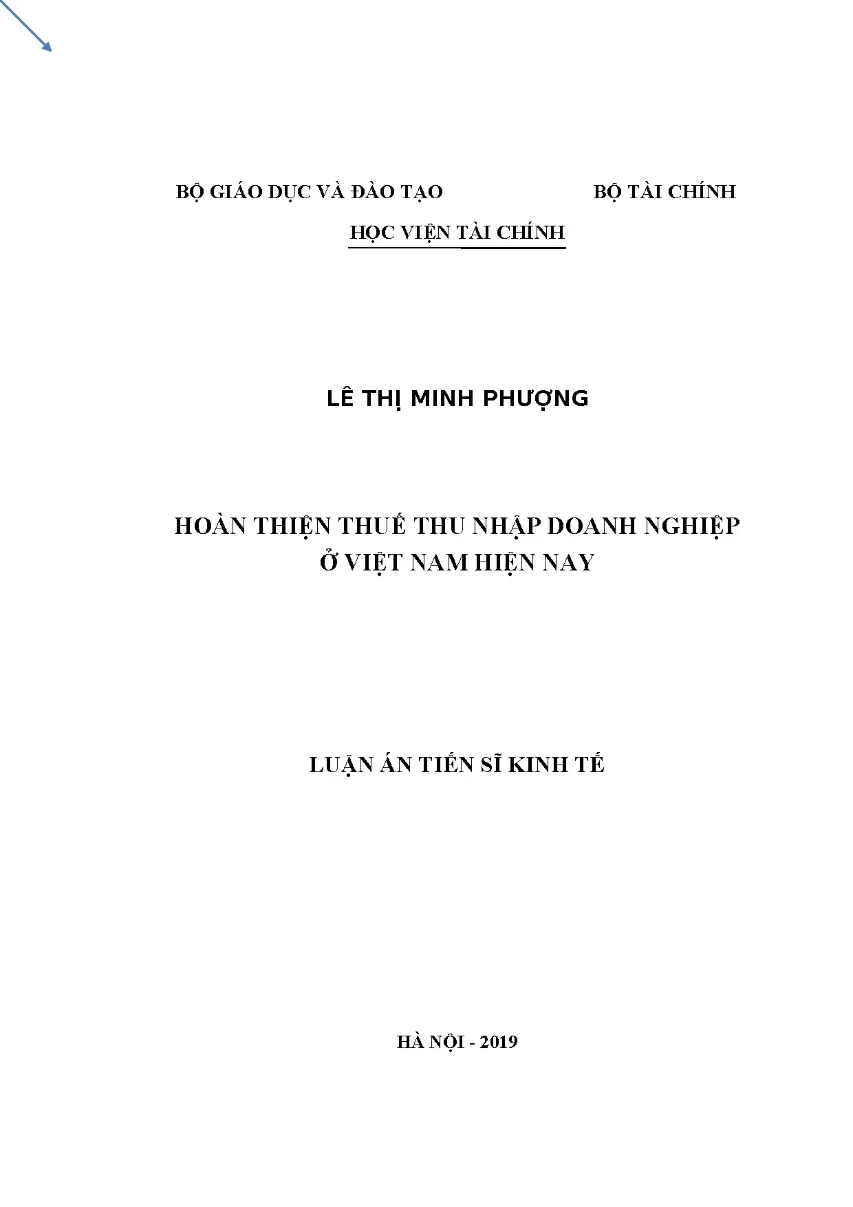 Hoàn thiện thuế thu nhập doanh nghiệp ở Việt Nam hiện nay