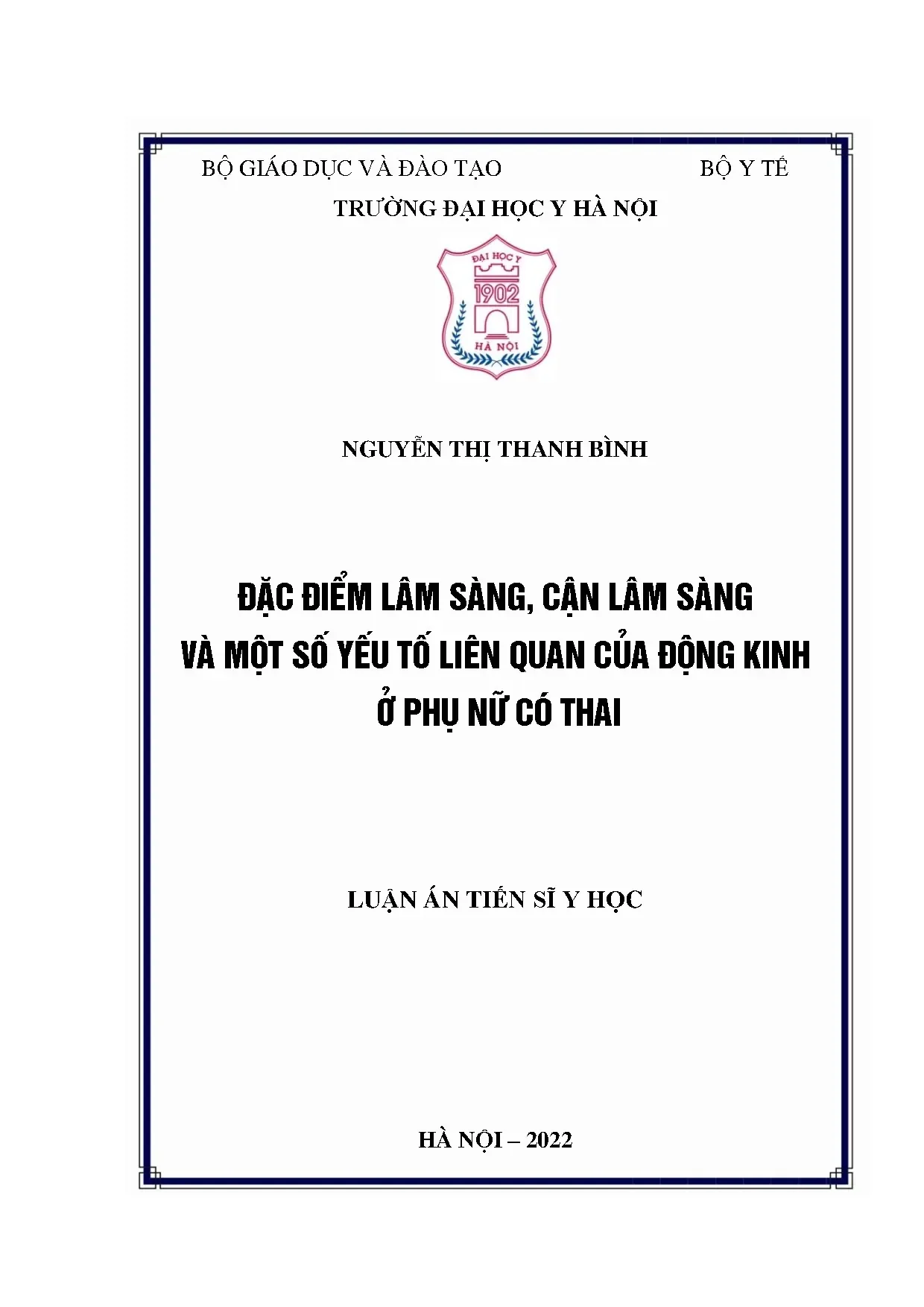 Đặc điểm lâm sáng cận lâm sáng của động kinh ở phụ nữ có thai