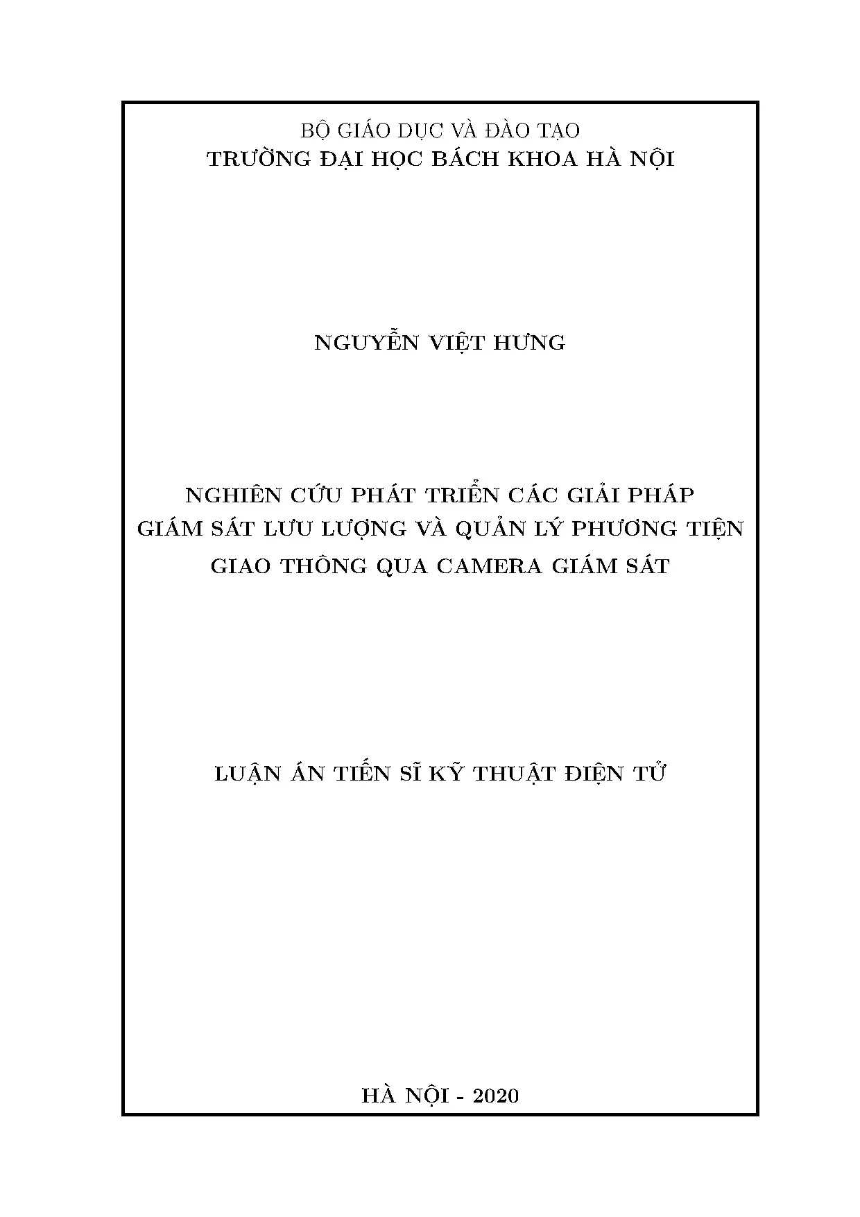 Giám sát lưu lượng và quản lý phương tiện giao thông