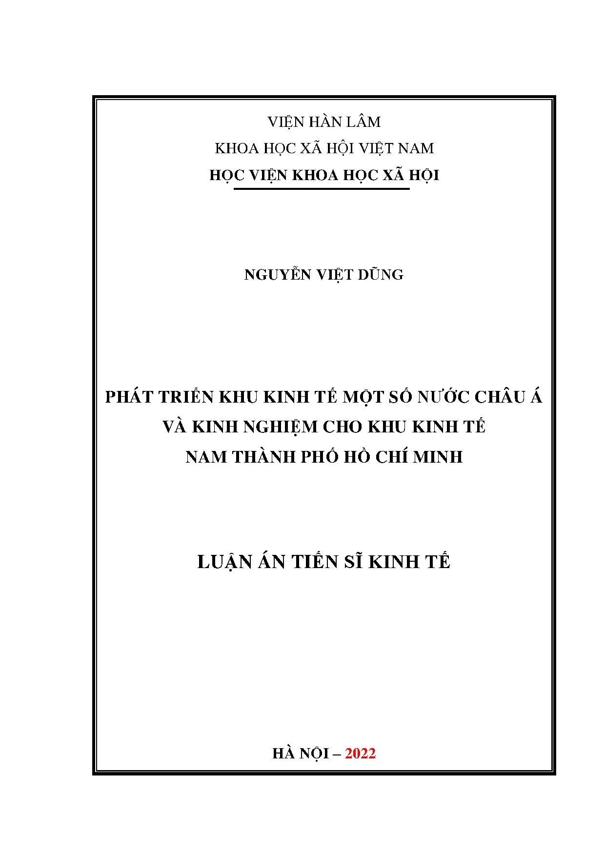 Phát triển khu kinh tế Nam TP.HCM: Kinh nghiệm châu Á