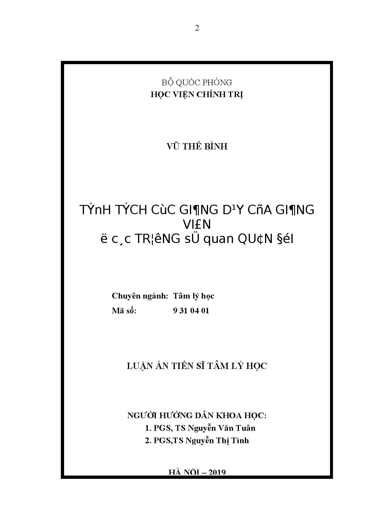 Tính tích cực giảng dạy của giảng viên trường sĩ quan quân đội