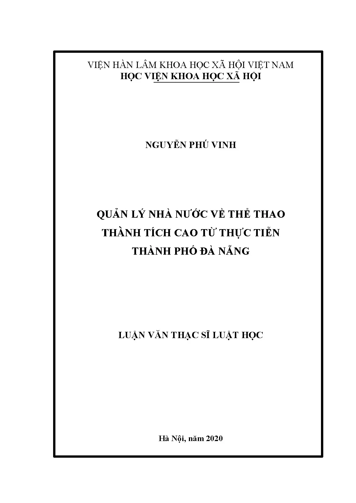 Quản lý nhà nước về thể thao thành tích cao tại Đà Nẵng