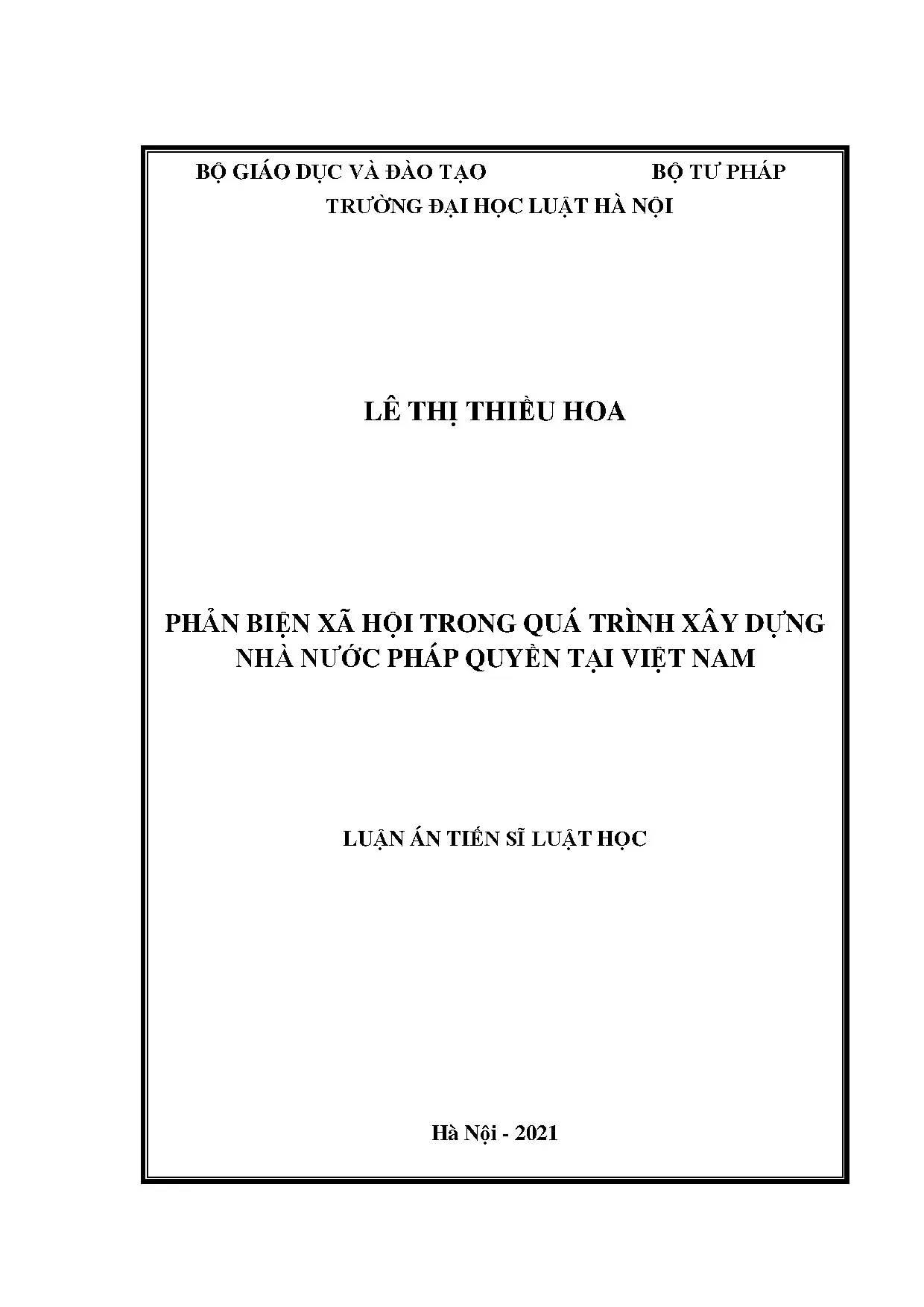 Phản biện xã hội trong xây dựng Nhà nước pháp quyền tại Việt Nam