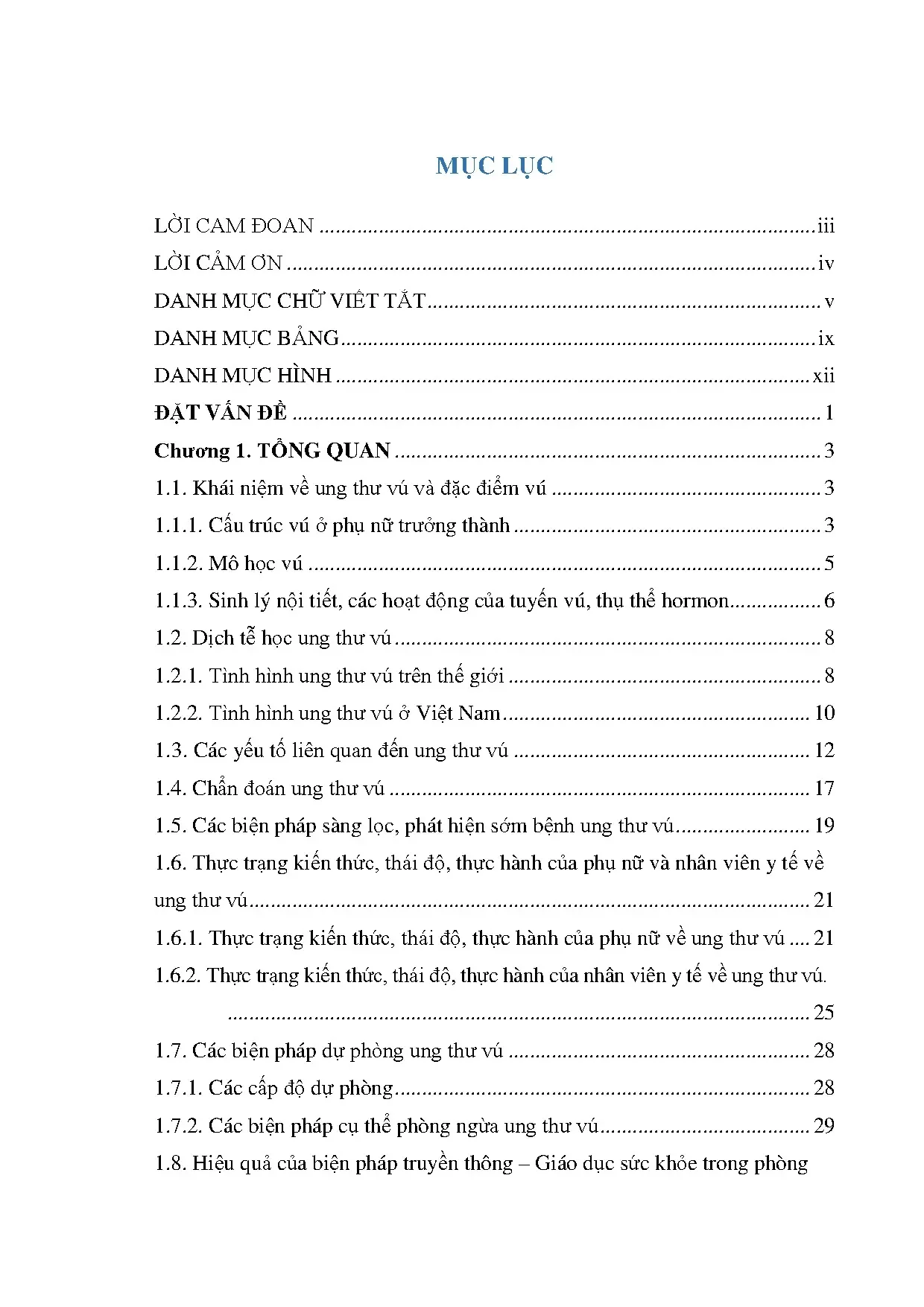 Phát hiện sớm ung thư vú: Kiến thức, thái độ, thực hành