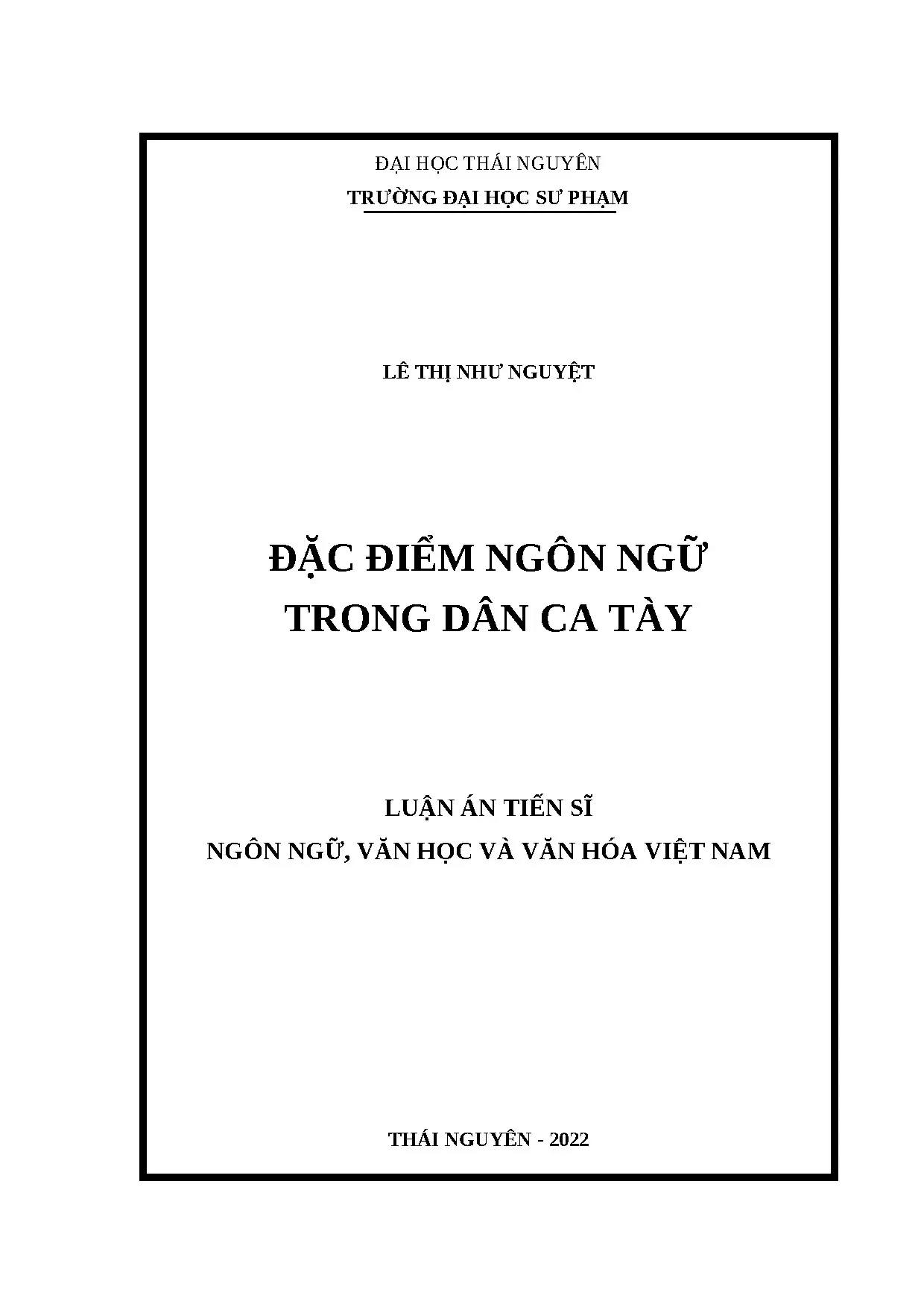 Đặc điểm ngôn ngữ dân ca Tày: Nghiên cứu ngôn ngữ, văn hóa