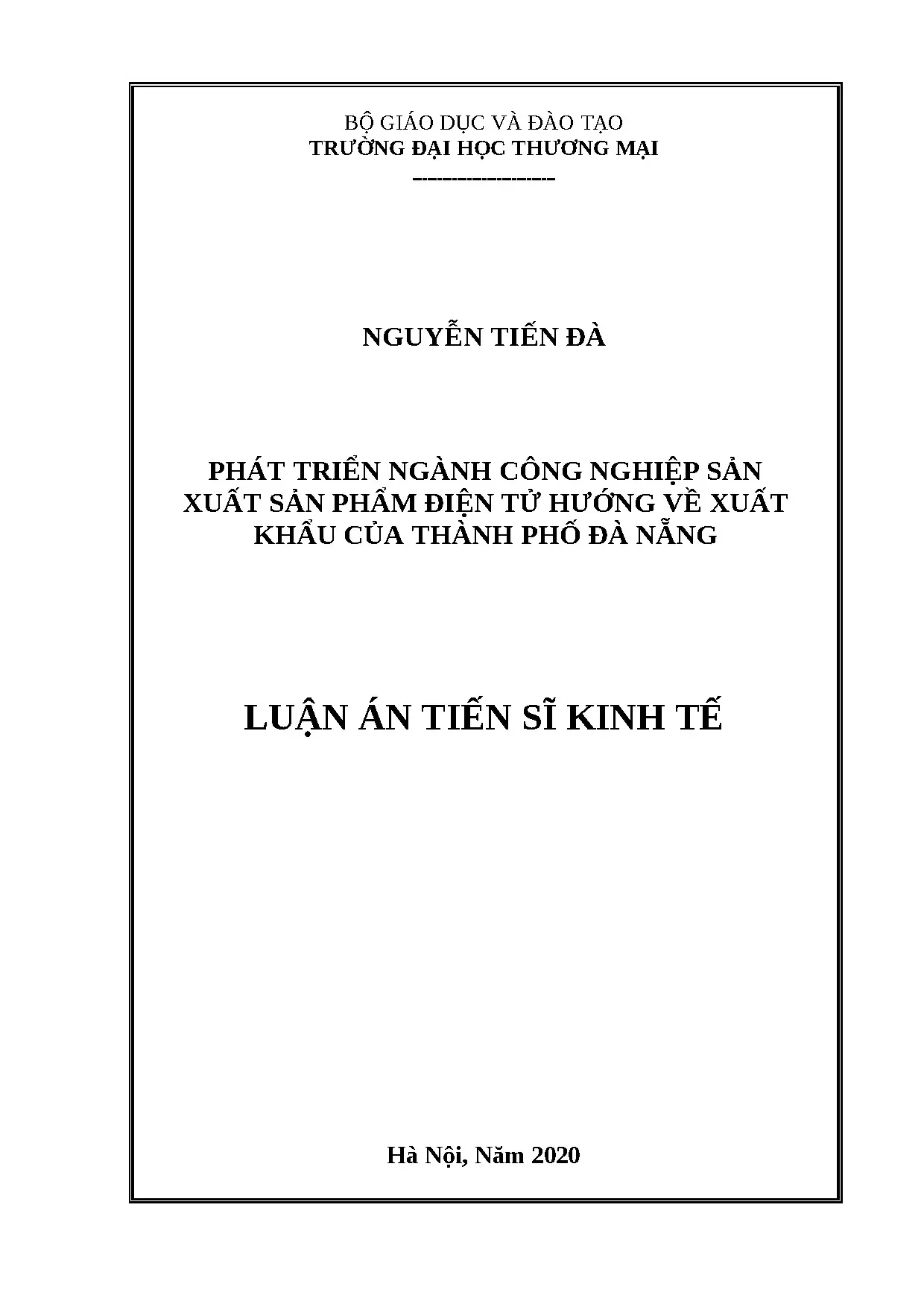 Phát triển ngành công nghiệp điện tử xuất khẩu tại Đà Nẵng