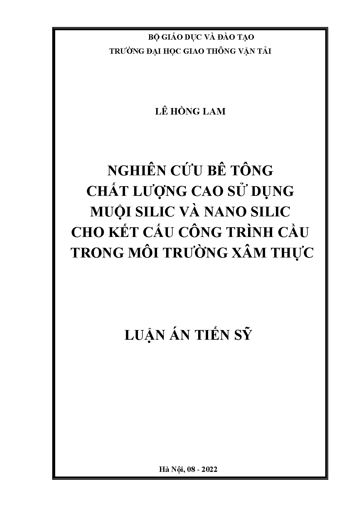 Bê tông chất lượng cao: Muội silic & Nano silic cho cầu ven biển