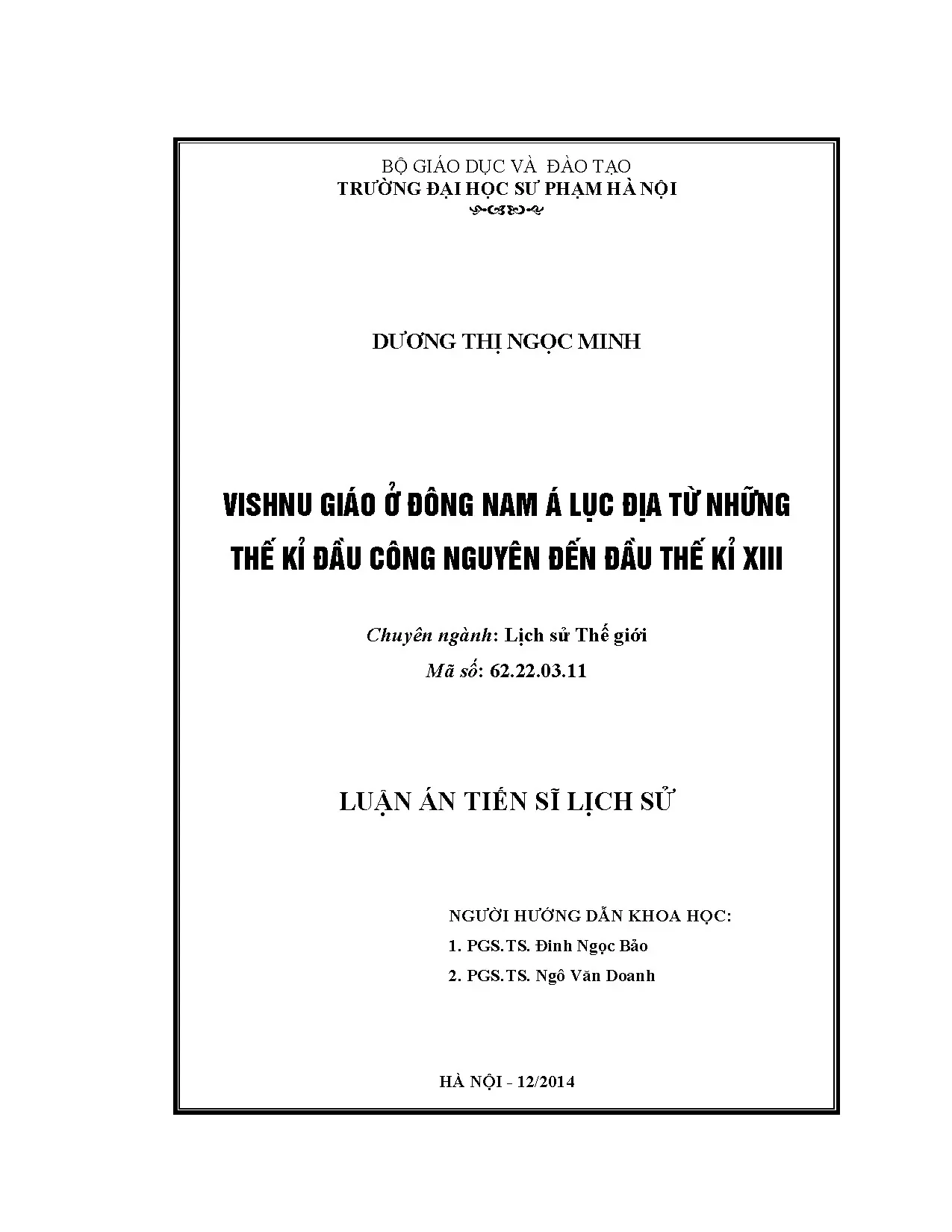 Phát triển Vishnu giáo ở Đông Nam Á lục địa thế kỷ I-XIII