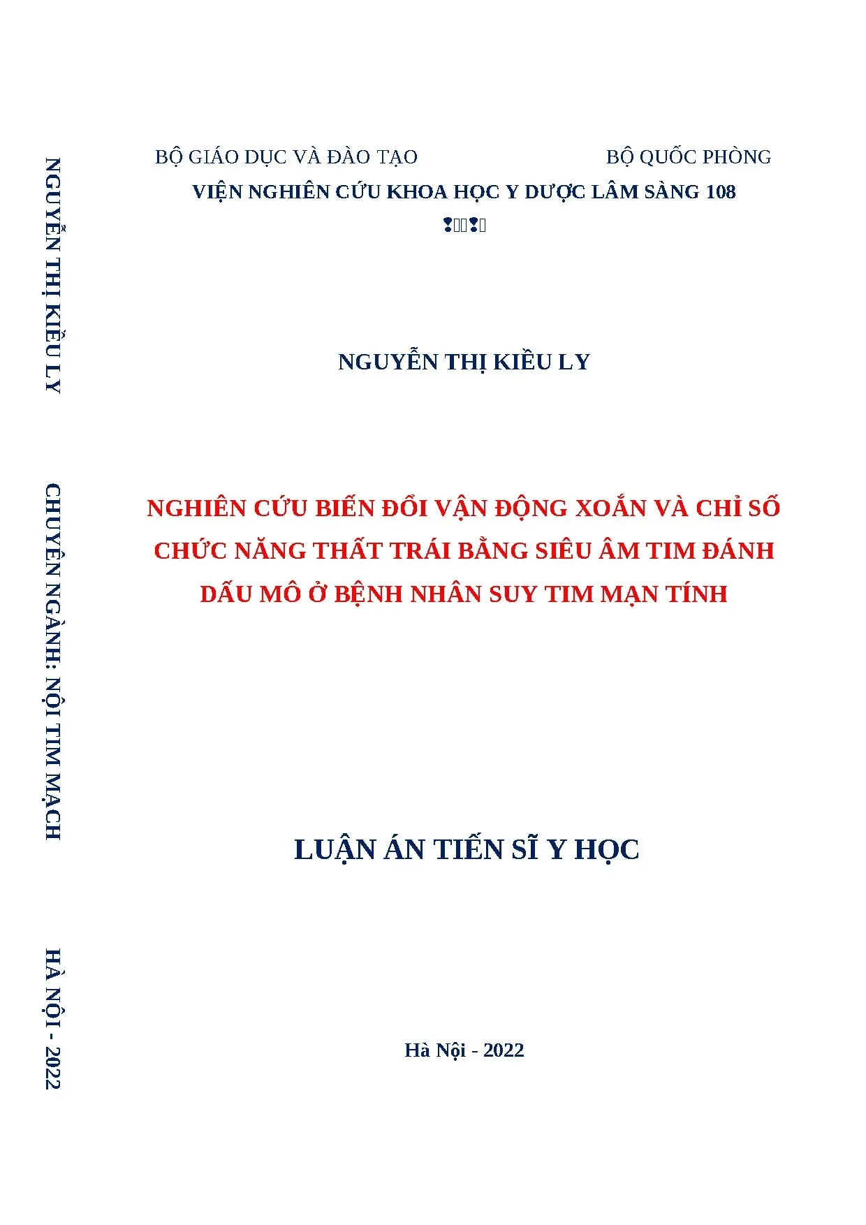 Biến đổi vận động xoắn và chỉ số chức năng thất trái bằng siêu âm tim đánh dấu mô ở bệnh nhân suy tim mạn tính